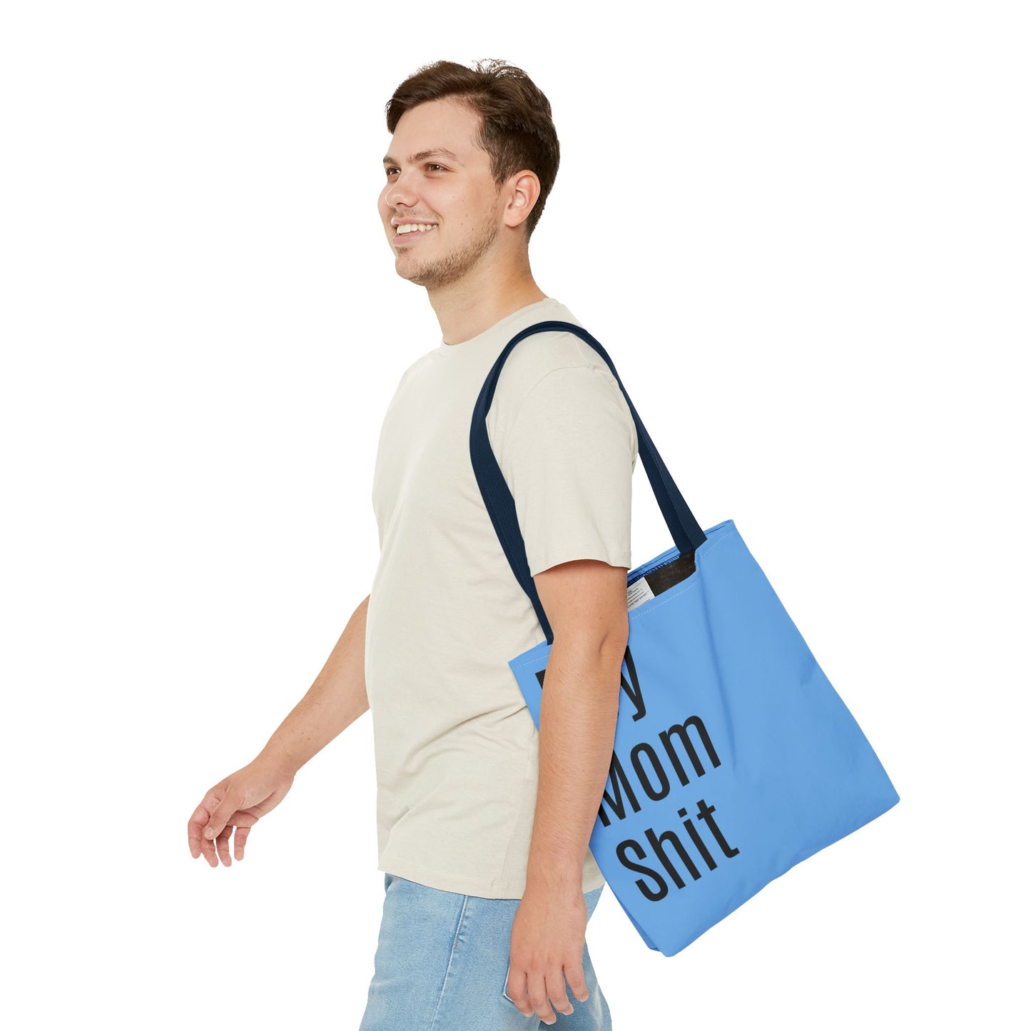 Boy Mom  Versatile Tote Bag (AOP) - Blue