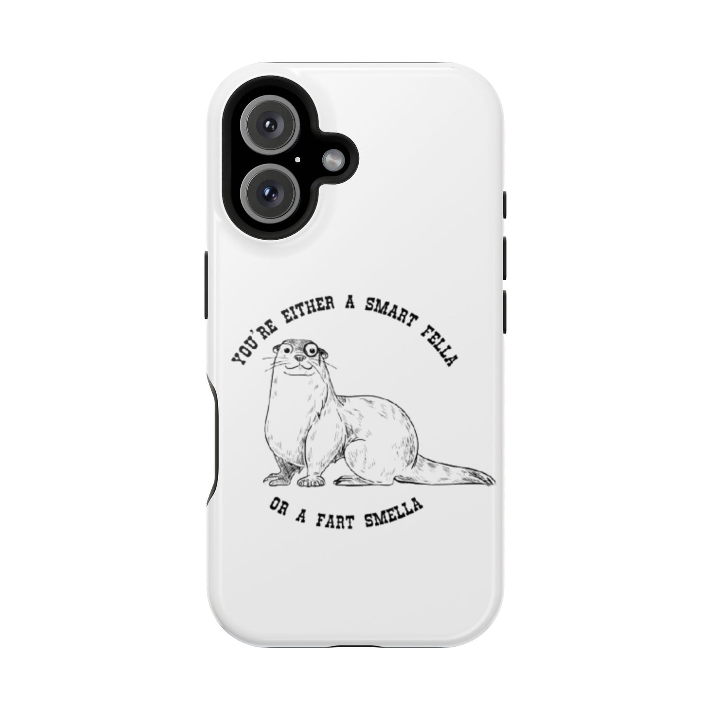 Impact-Resistant Cases - Fart Smella White