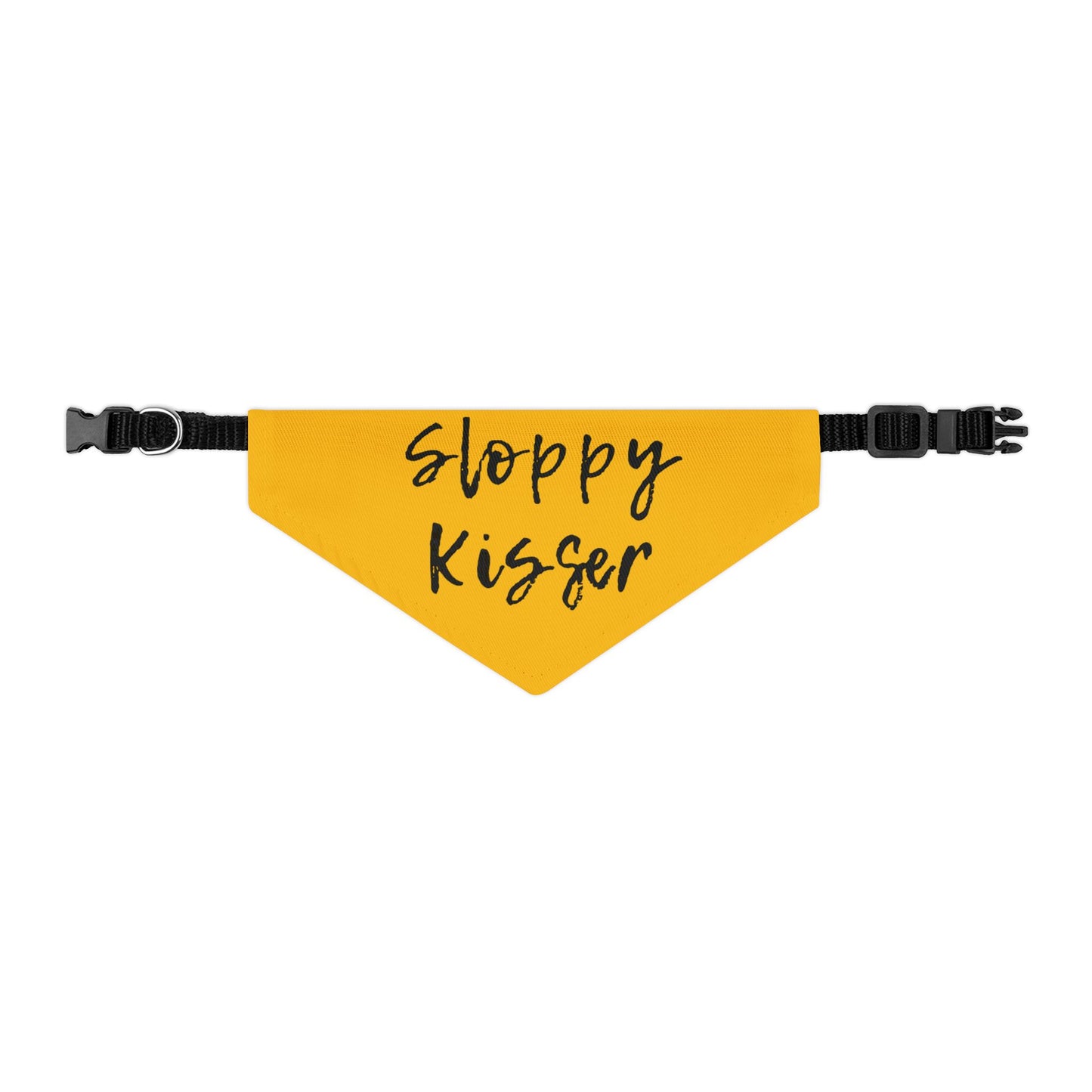 Pet Bandana Collar Yellow - Sloppy Kisser