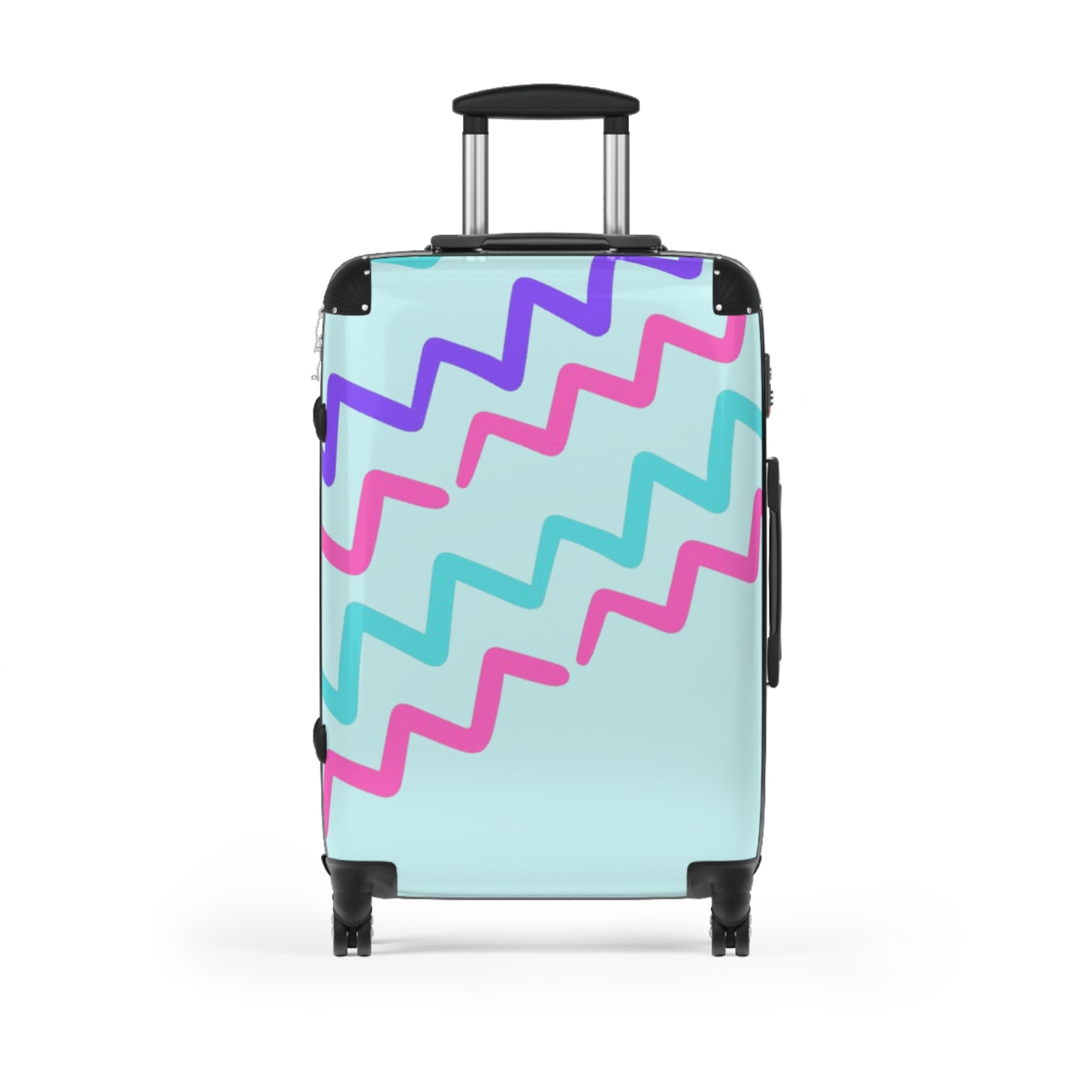 Luggage - 90's Inspired Mix & Match Suitcase - Mint Gettin' Ziggy