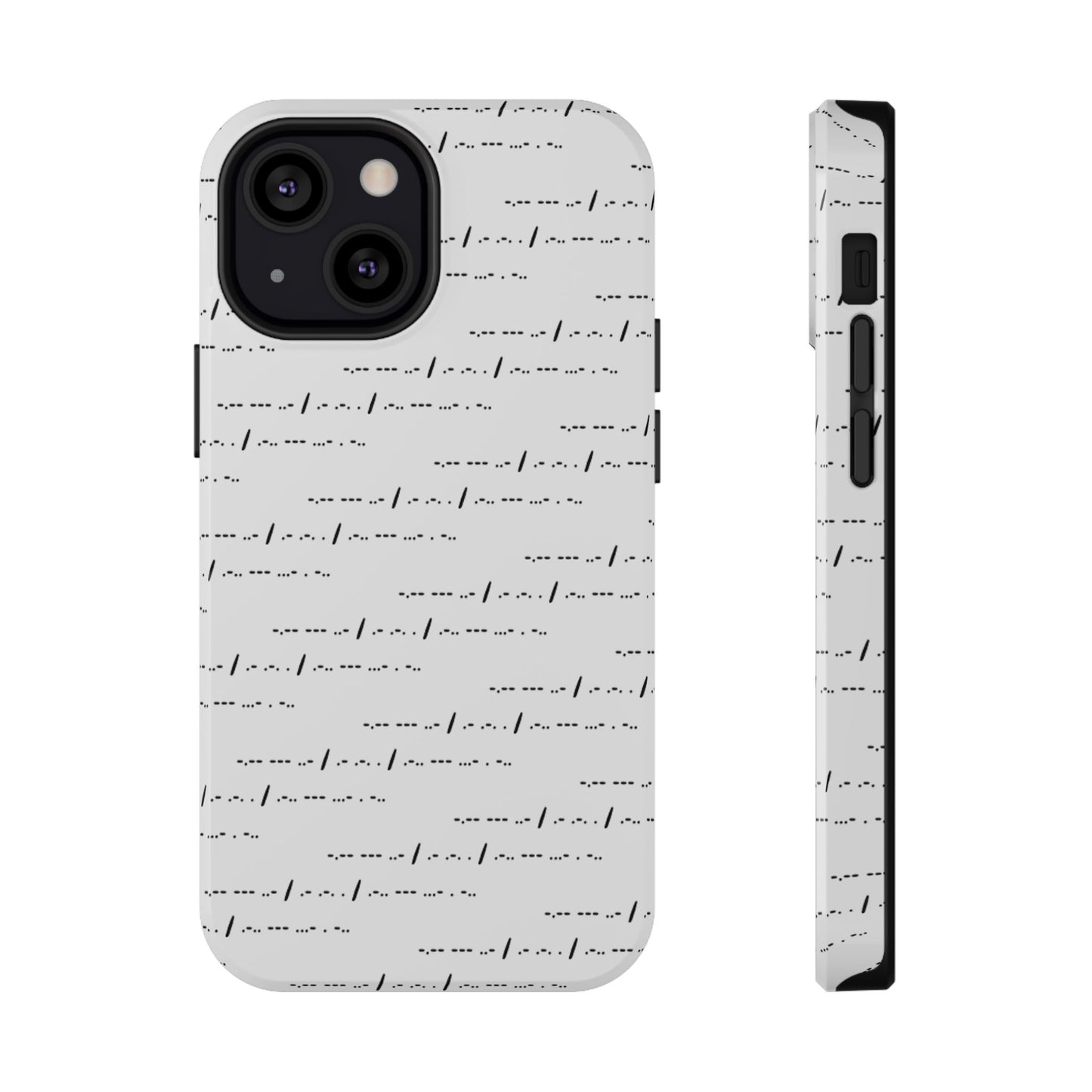 Phone Case - Impact-Resistant - "You Are Loved" Morse Code