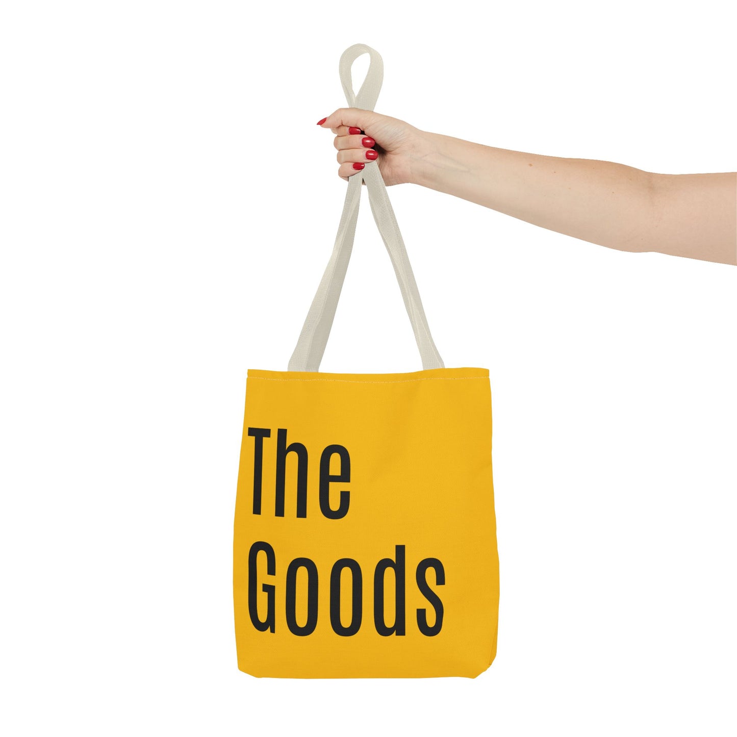 The Goods  Versatile Tote Bag (AOP) - Gold