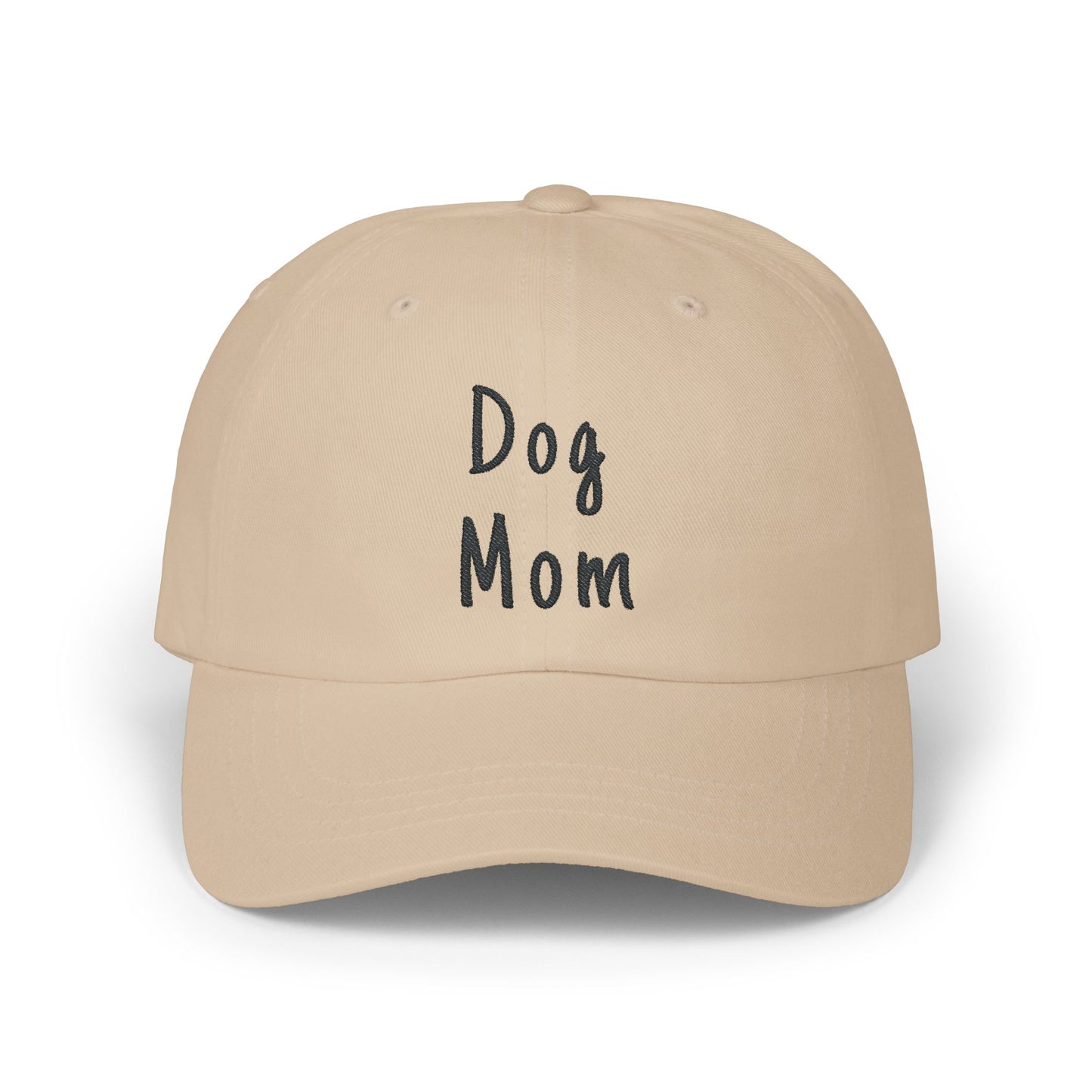 Embroidered Classic Baseball Cap - Dog Mom