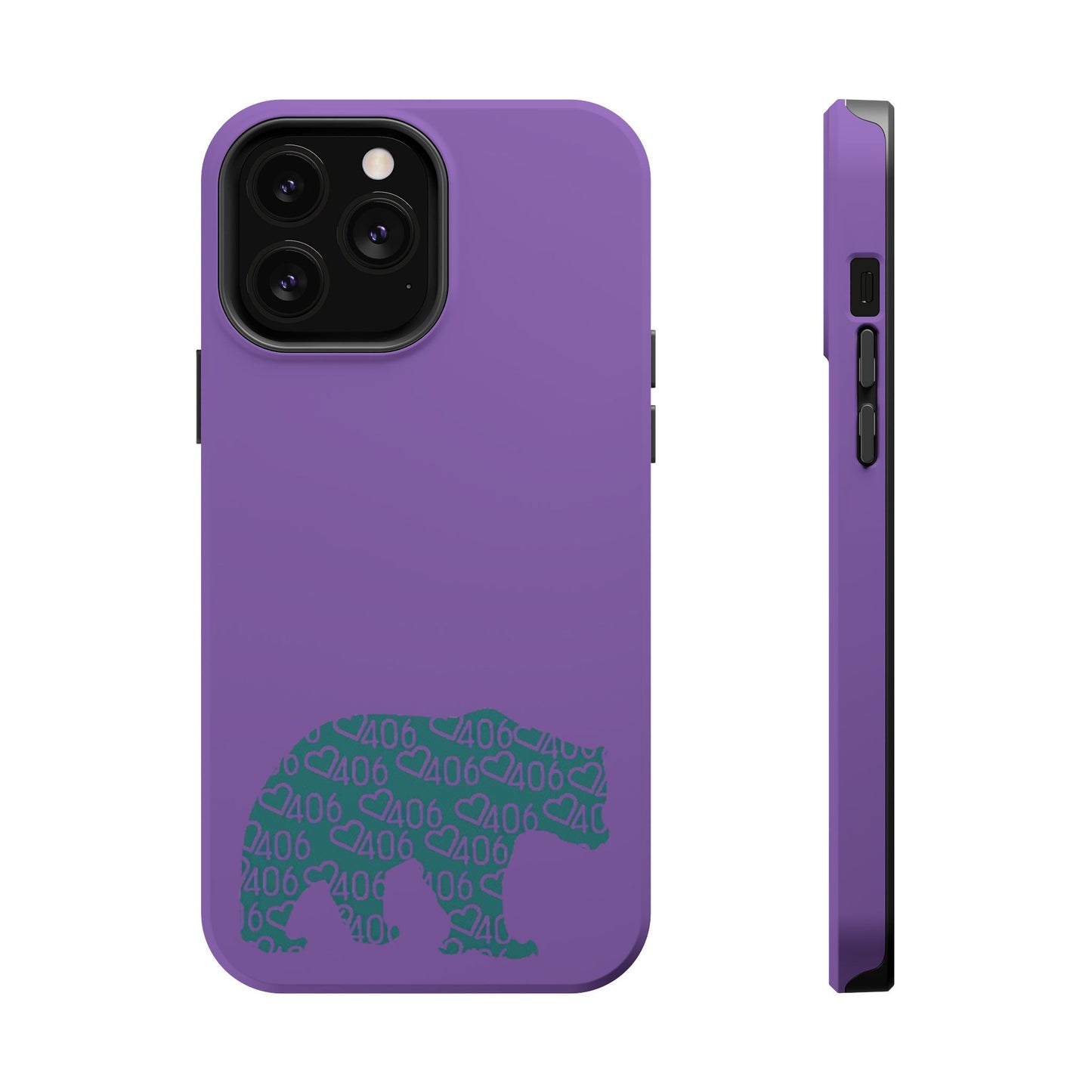 ITS406 Design Magnetic Tough Case - Bear Maroon