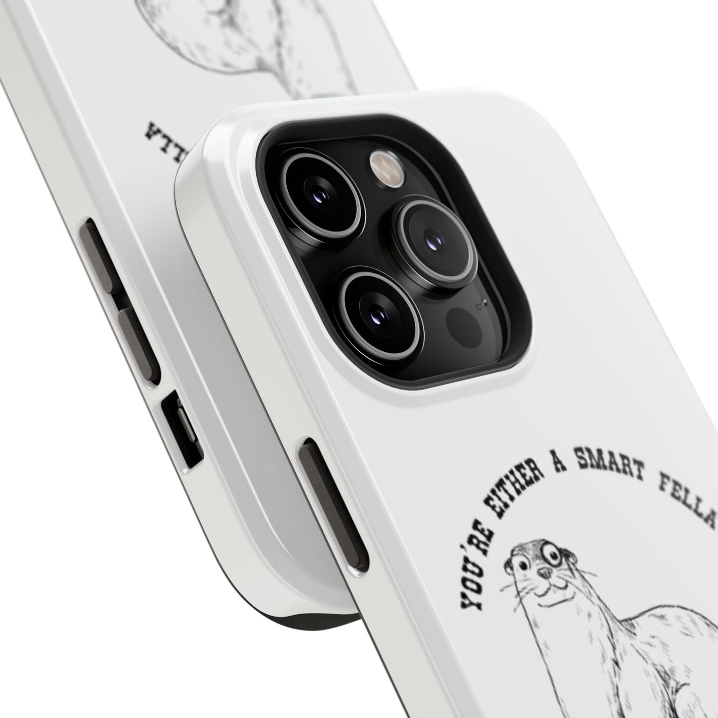 Impact-Resistant Cases - Fart Smella White