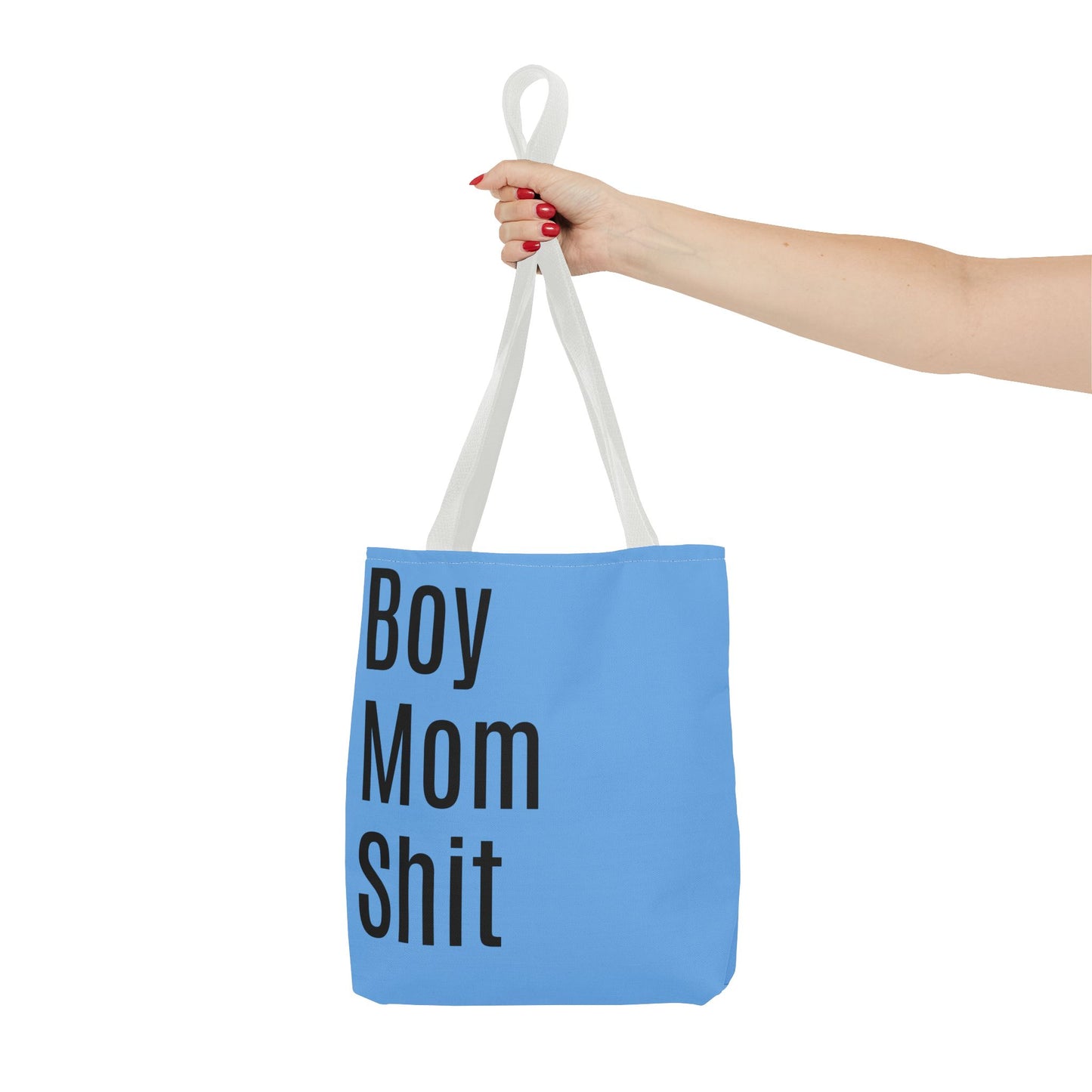 Boy Mom  Versatile Tote Bag (AOP) - Blue