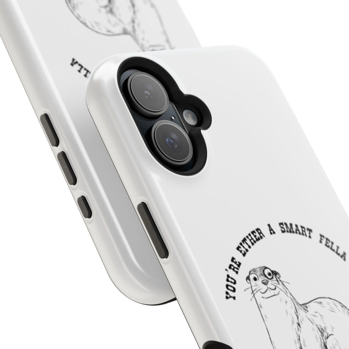 Impact-Resistant Cases - Fart Smella White