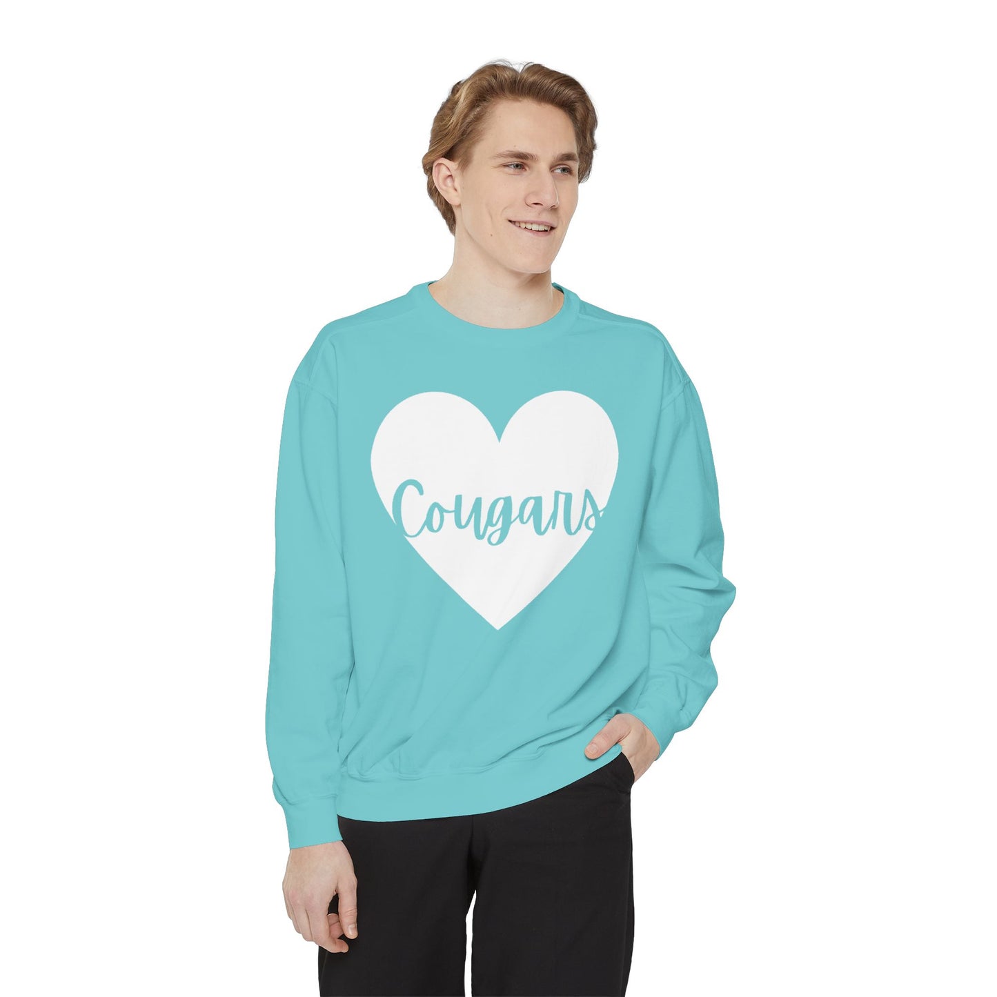 Generic Team Crewneck Sweatshirt - Cougars Heart