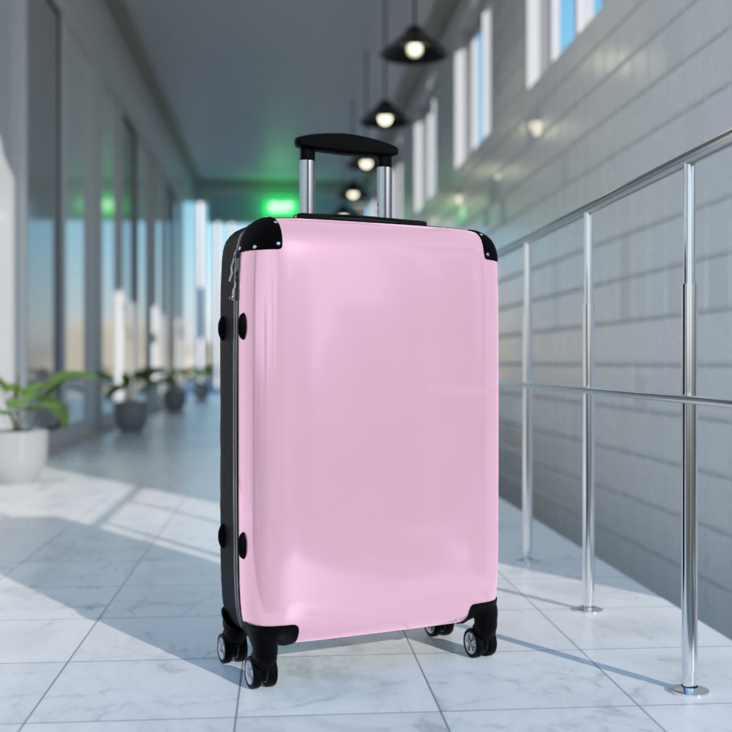 90's Inspired Mix & Match Suitcase - Pastel Pink