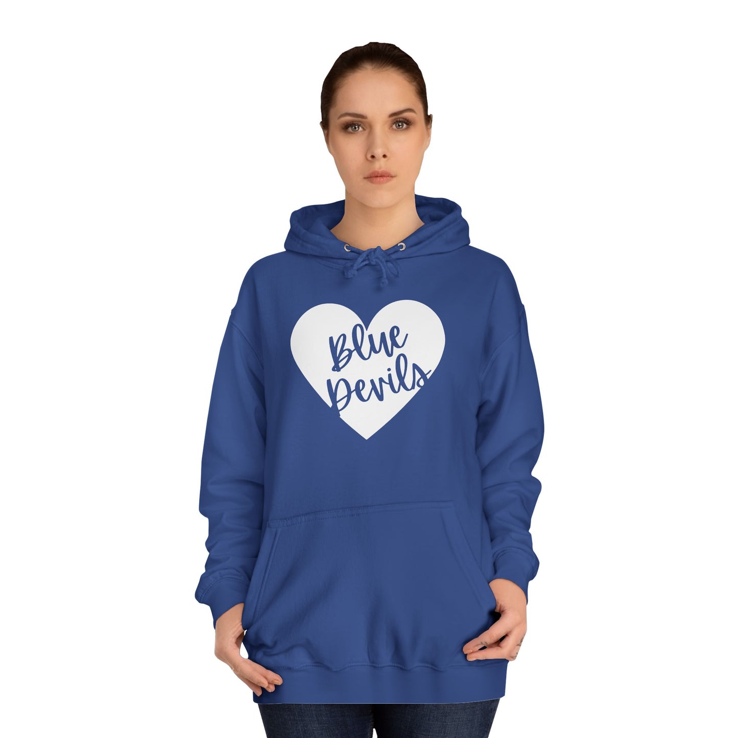 Generic Team Hoodie - Blue Devils Heart