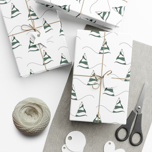 Gift Wrap Papers - Snow Hill Trees