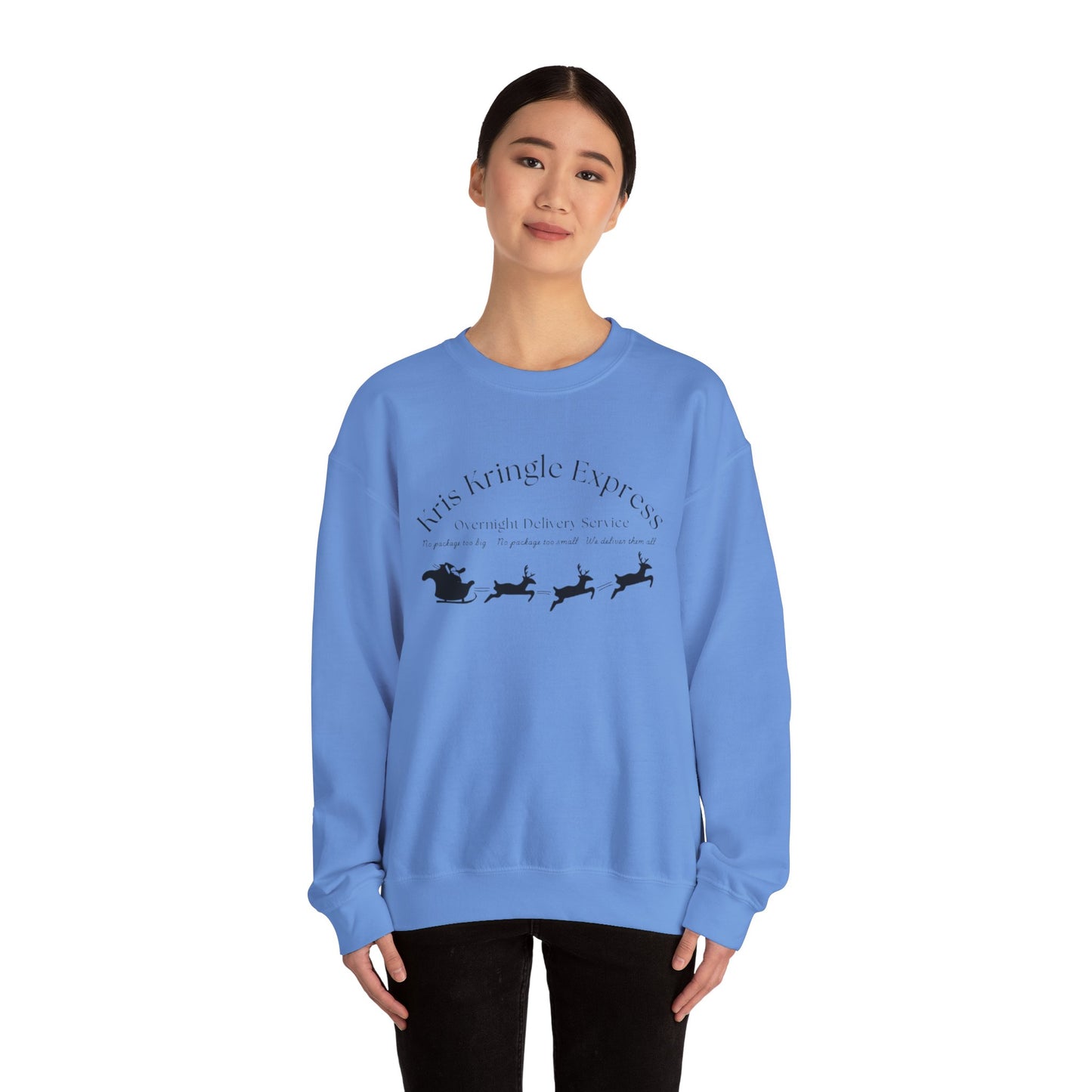 Festive Adult Unisex Crewneck Sweatshirt - Kris Kringle Express