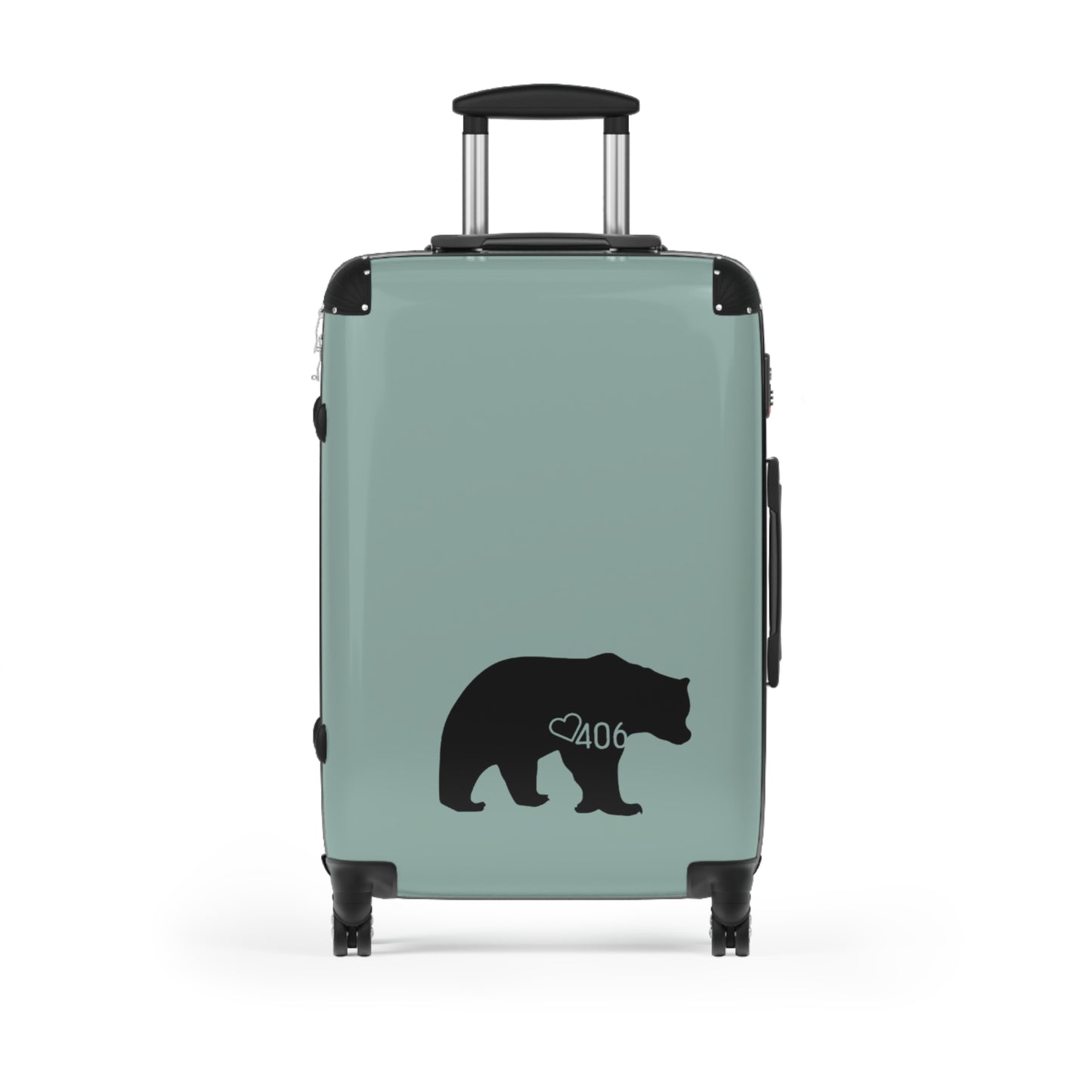 ITS406 Design Bear Mountain Green Suitcase