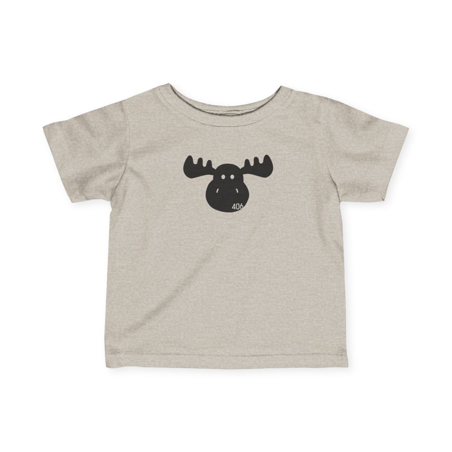 406 Baby Fine Jersey Tee - Moose