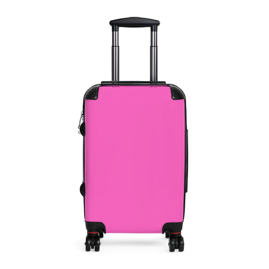 Luggage - 90's Inspired Mix & Match Suitcase - Hot Pink