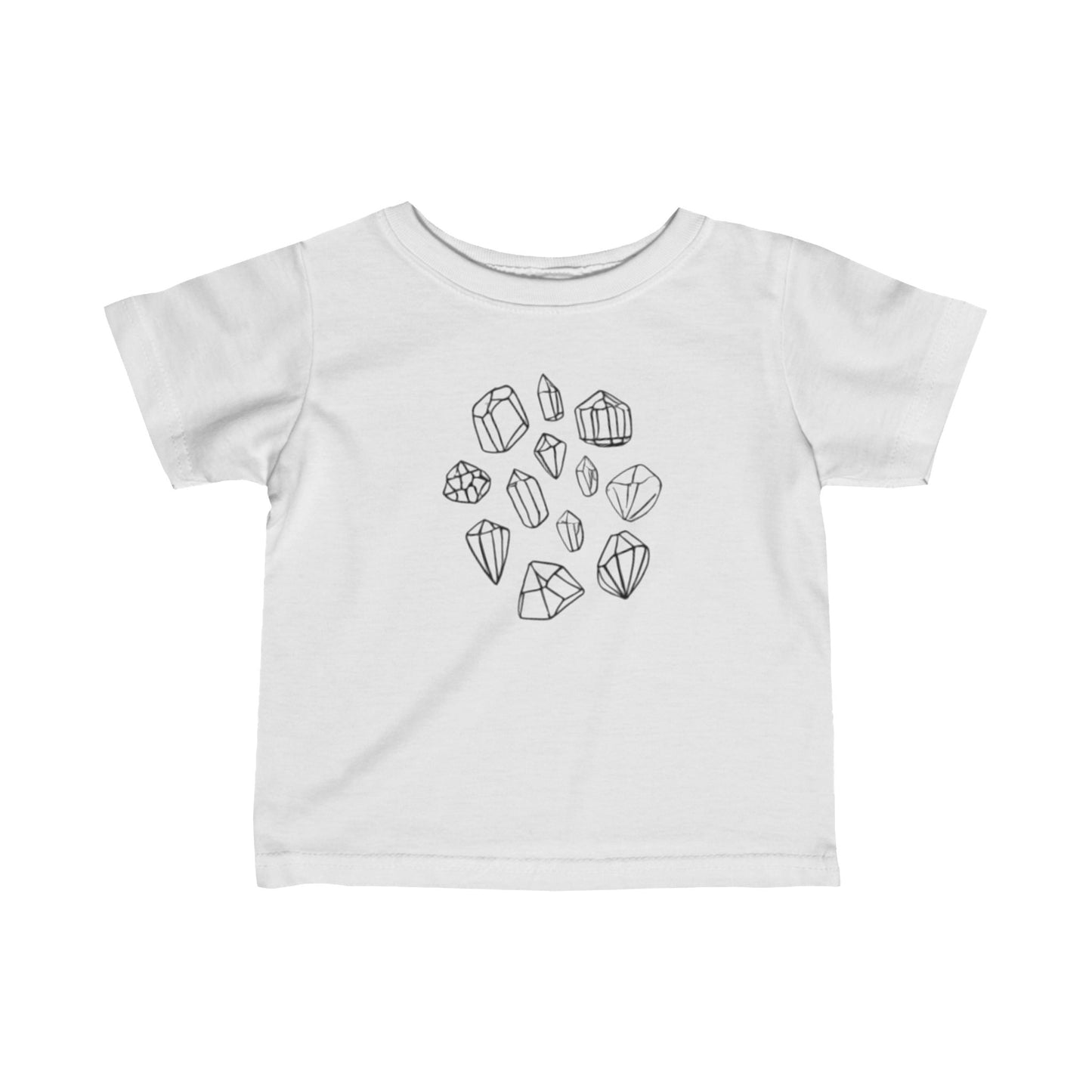 Infant Fine Jersey Tee - Crystals