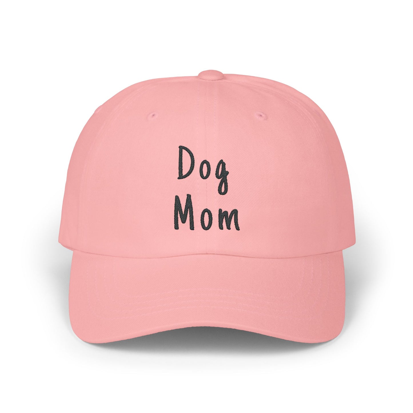 Embroidered Classic Baseball Cap - Dog Mom