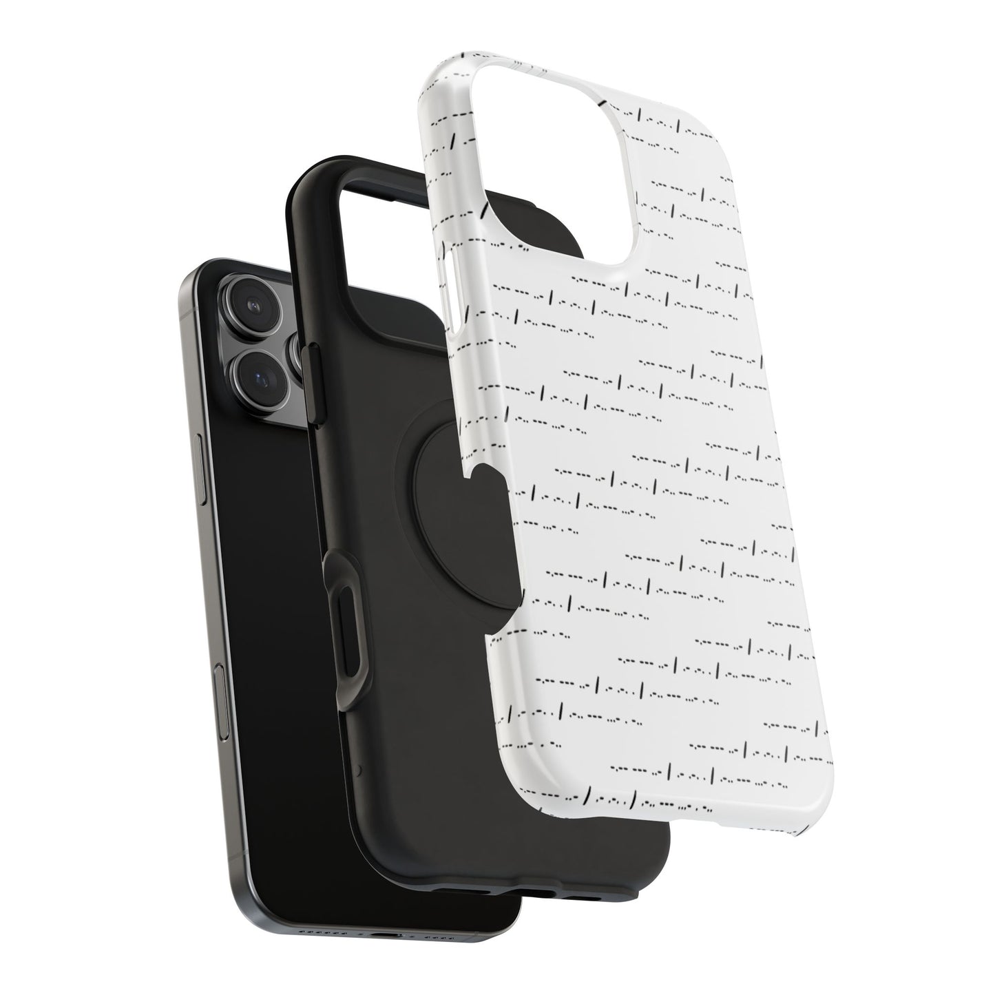 Phone Case - Impact-Resistant - "You Are Loved" Morse Code