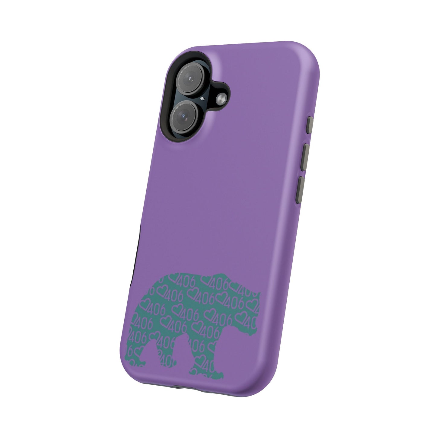 ITS406 Design Magnetic Tough Case - Bear Maroon