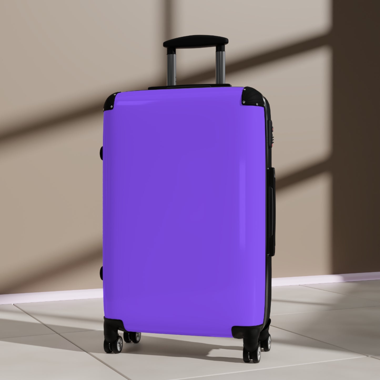 90's Inspired Mix & Match Suitcase - Electric Purple