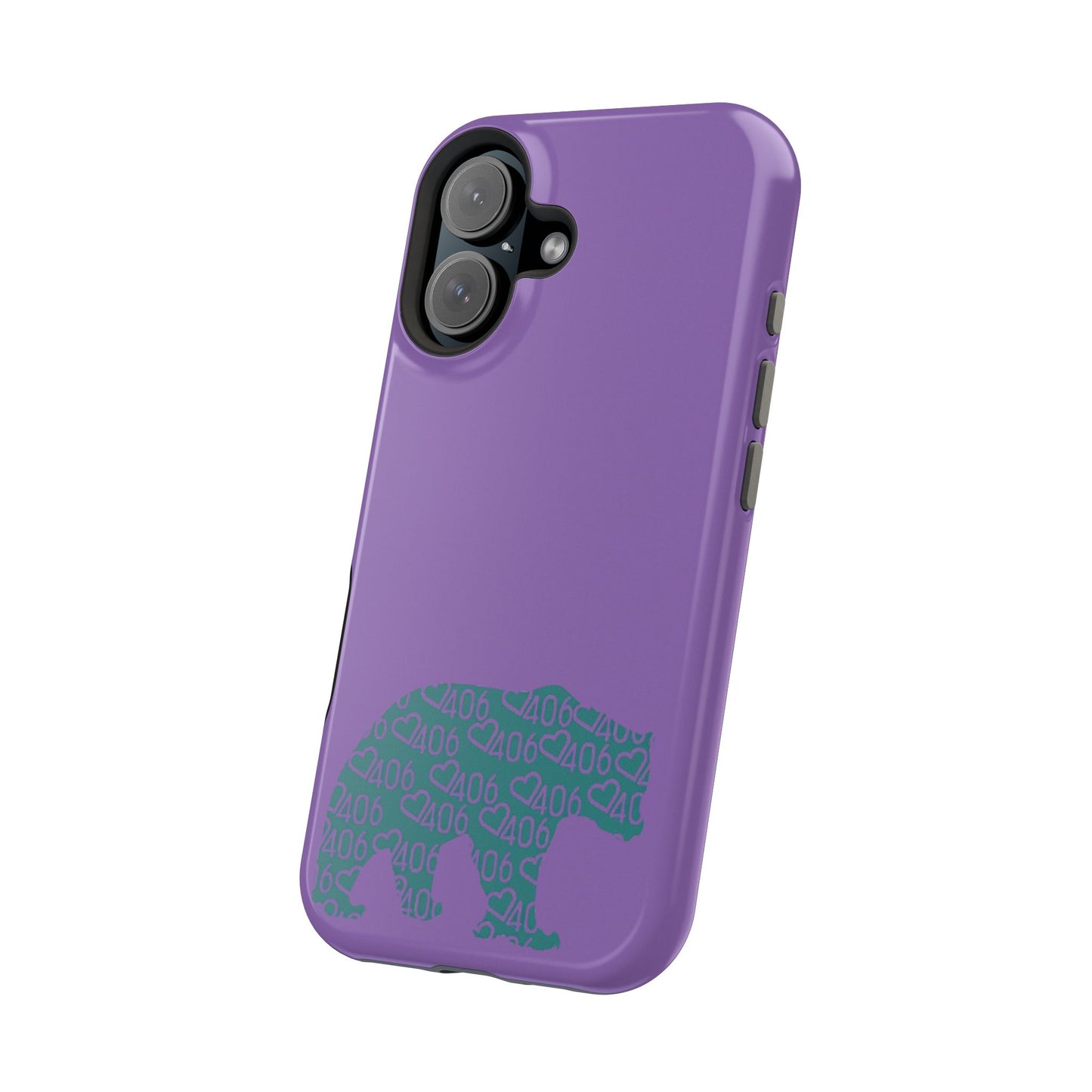 ITS406 Design Magnetic Tough Case - Bear Maroon