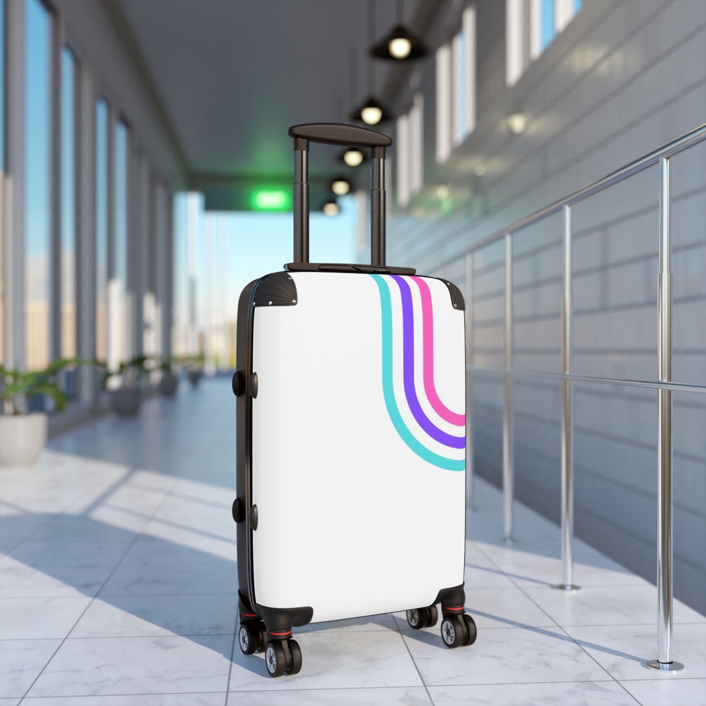 90's Inspired Mix & Match Suitcase - Multicolor