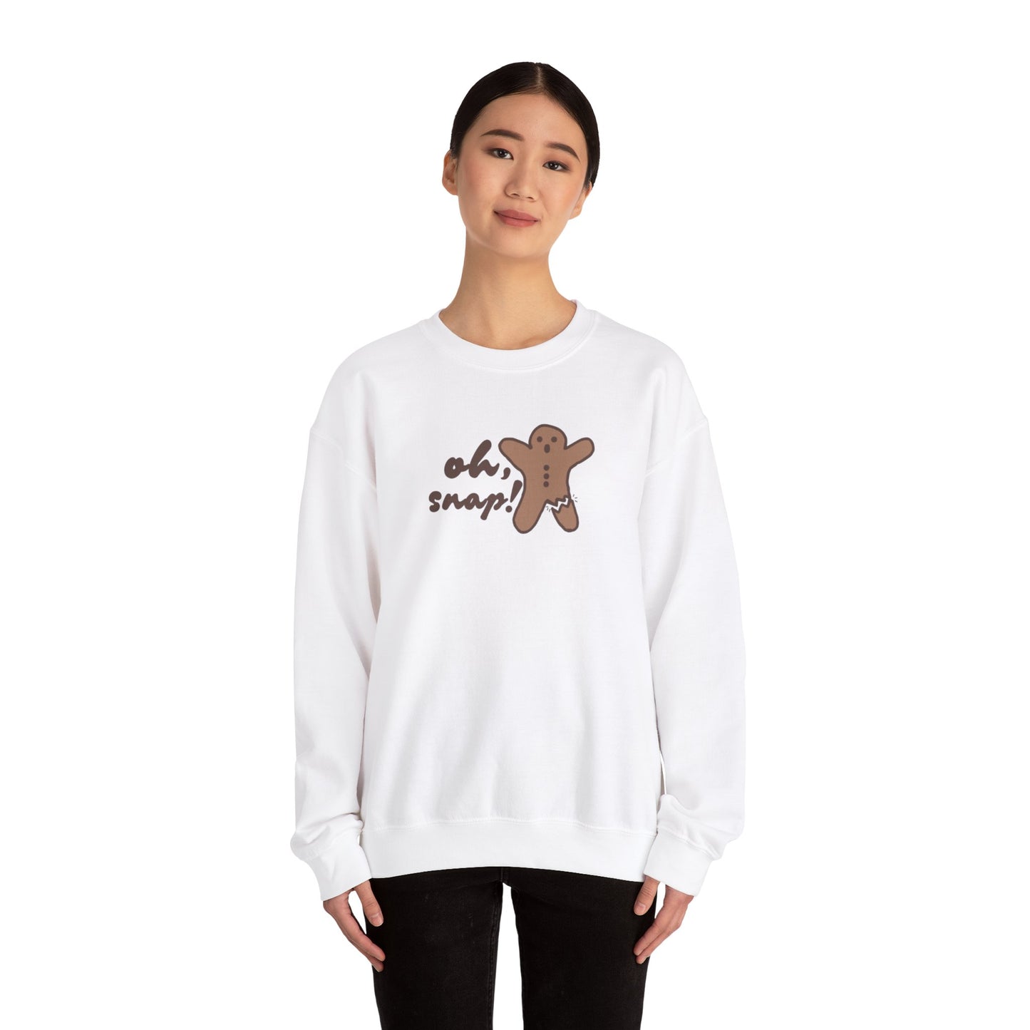 Festive Gingerbread Man Crewneck Sweatshirt