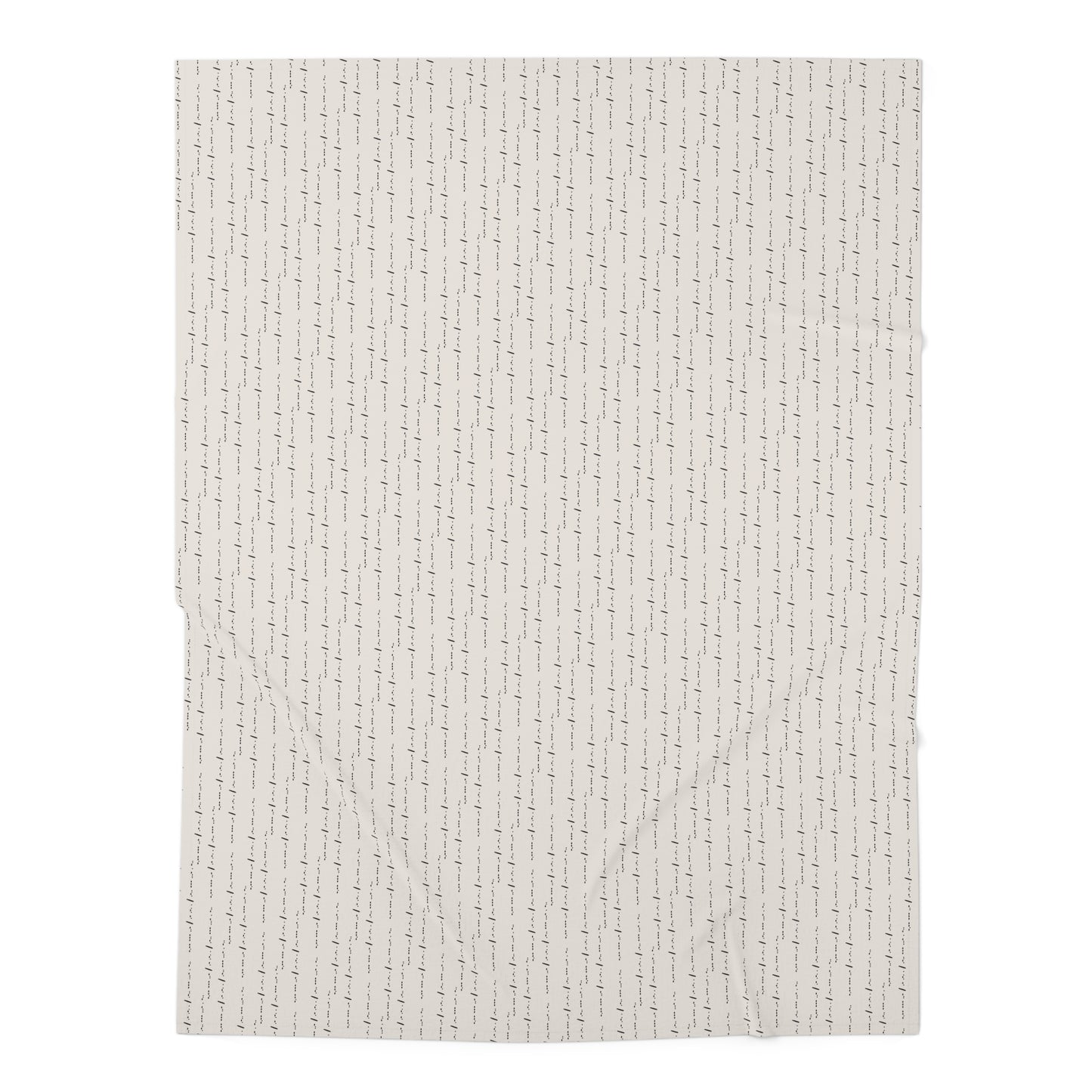 Minimalist Baby Swaddle Blanket - "You Are Loved" in Morse Code  Latte