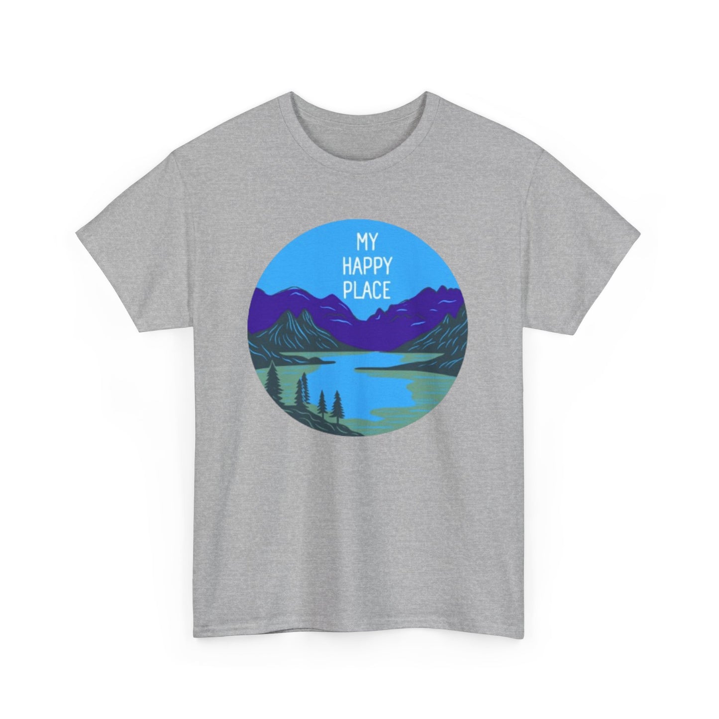 My Happy Place Adult Unisex Heavy Cotton Tee