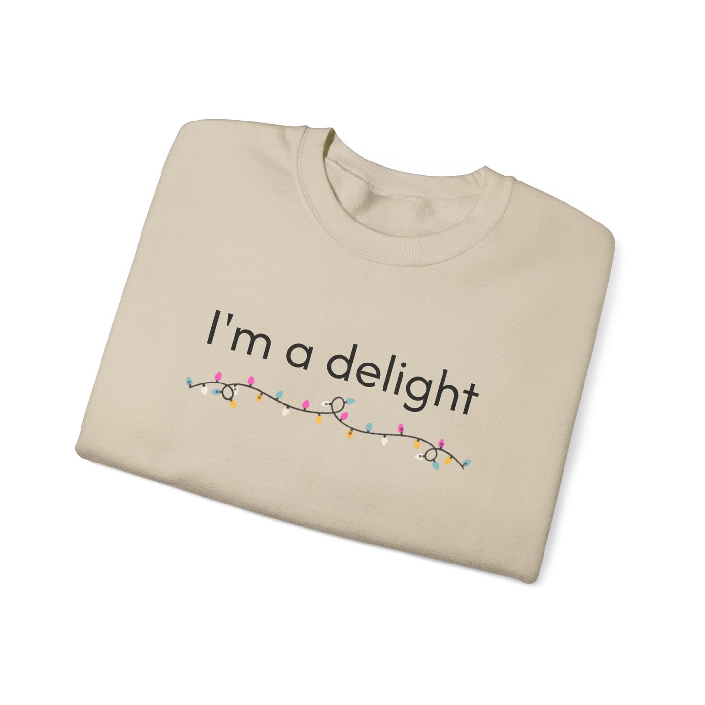 Festive Adult Unisex Crewneck Sweatshirt - Delight