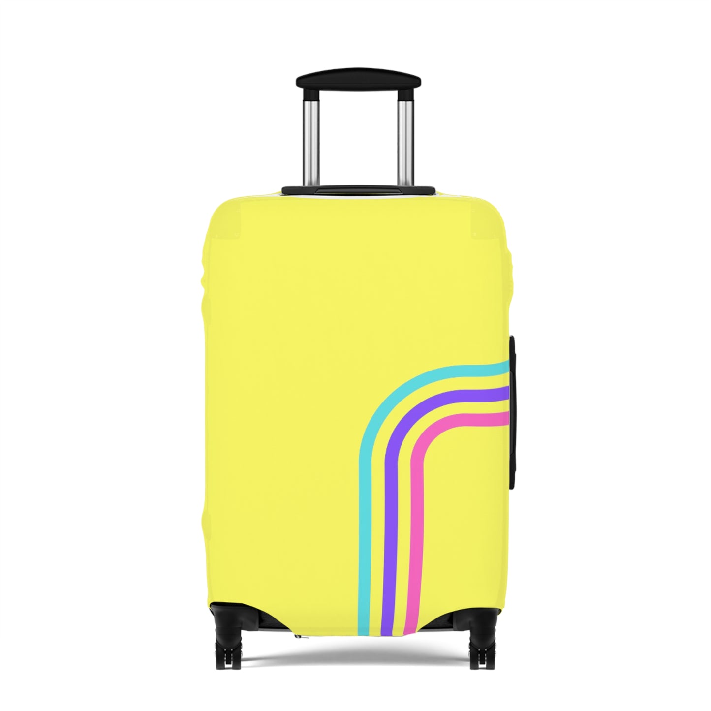 90's Inspired Luggage Cover - Banana Multicolor