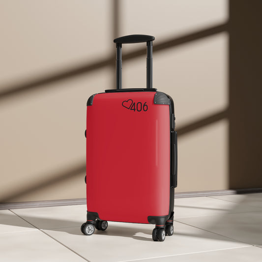 ITS406 Design Bear Suitcase - Rouge