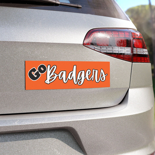 Generic Team Orange Car Magnet - Go Badgers