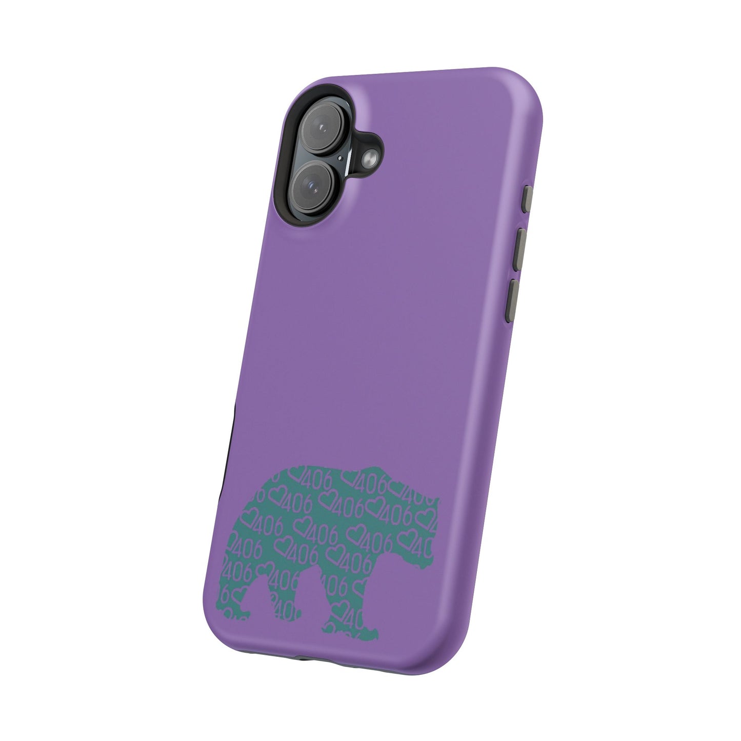 ITS406 Design Magnetic Tough Case - Bear Maroon