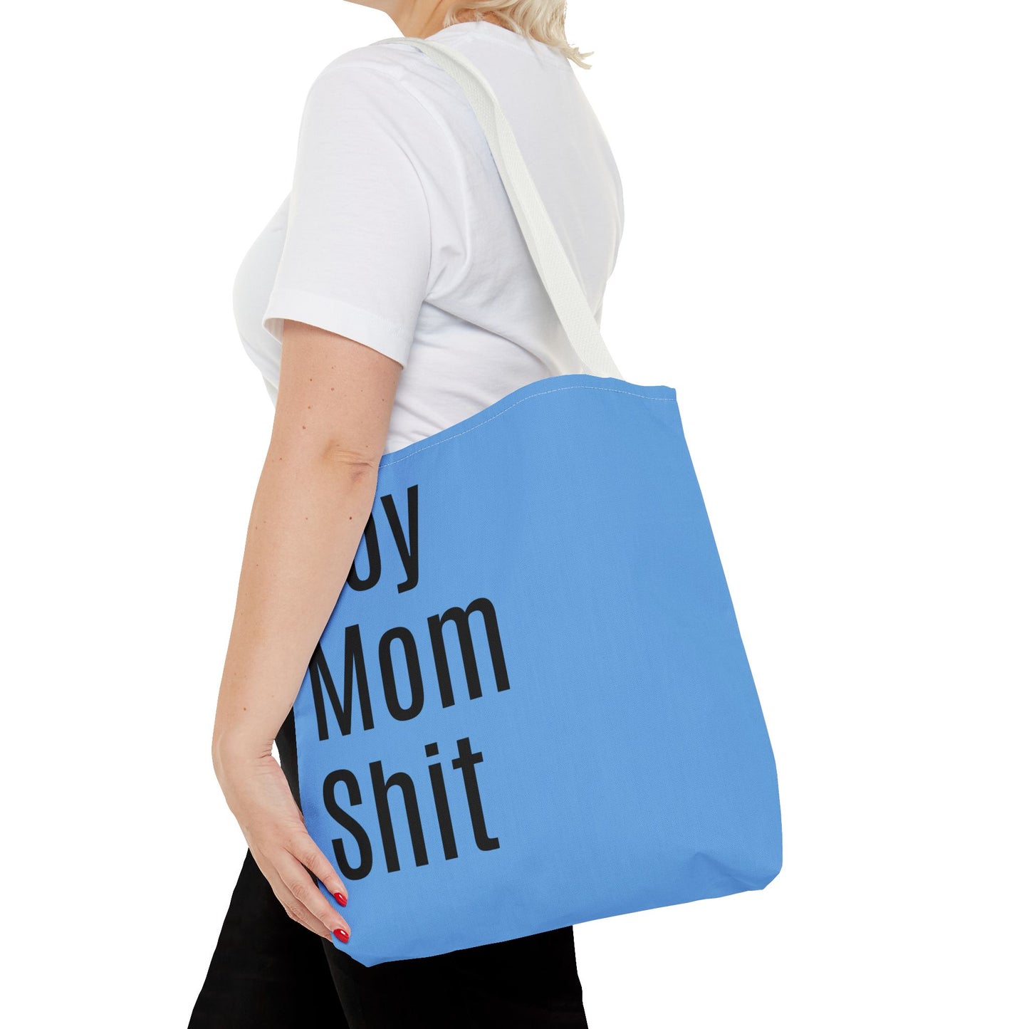 Boy Mom  Versatile Tote Bag (AOP) - Blue