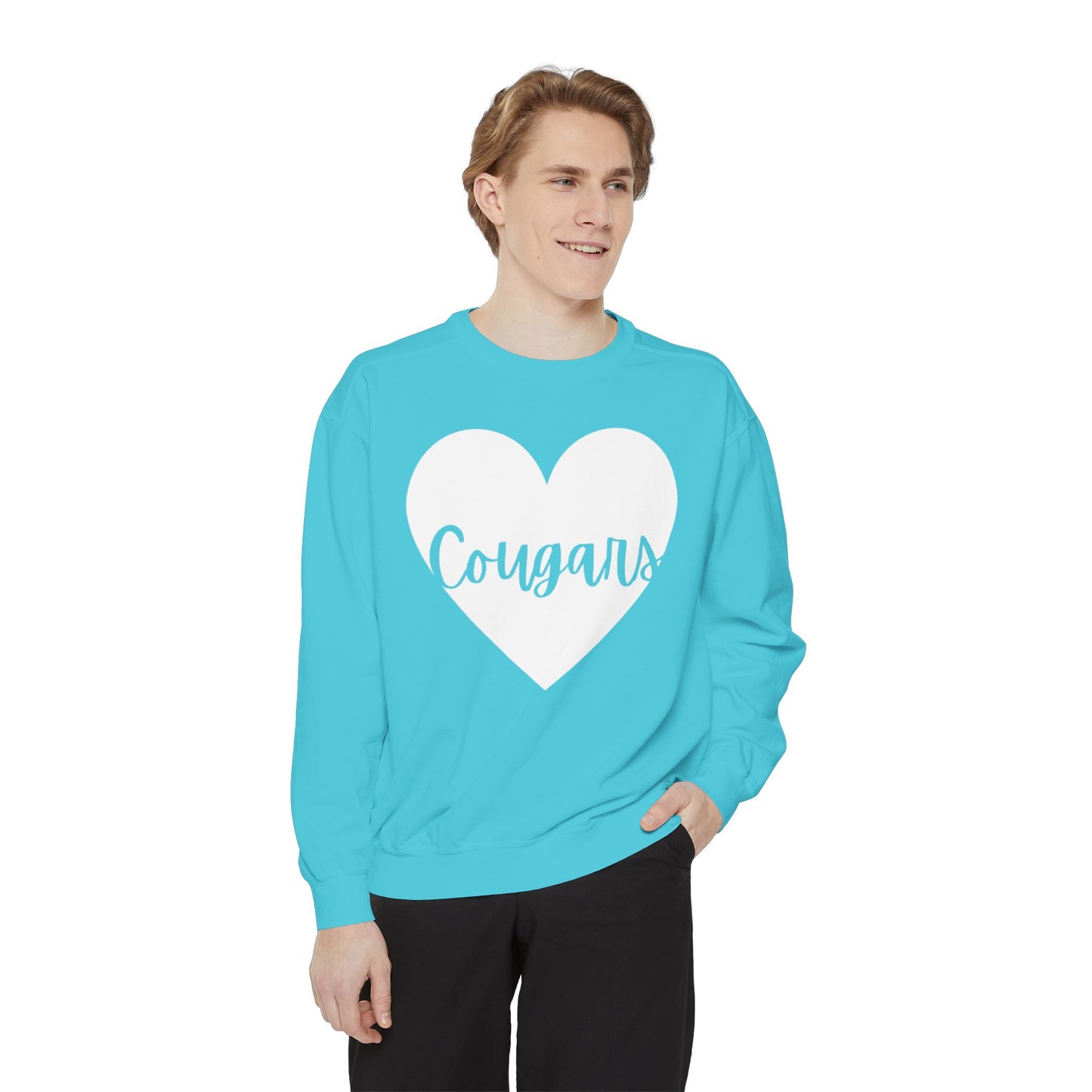 Generic Team Crewneck Sweatshirt - Cougars Heart