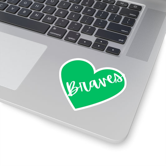 Generic Team Kiss-Cut Stickers - Green Braves