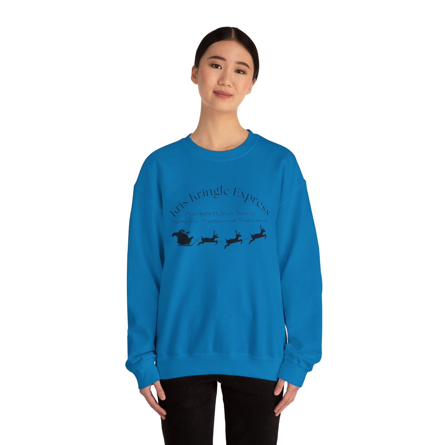 Festive Adult Unisex Crewneck Sweatshirt - Kris Kringle Express