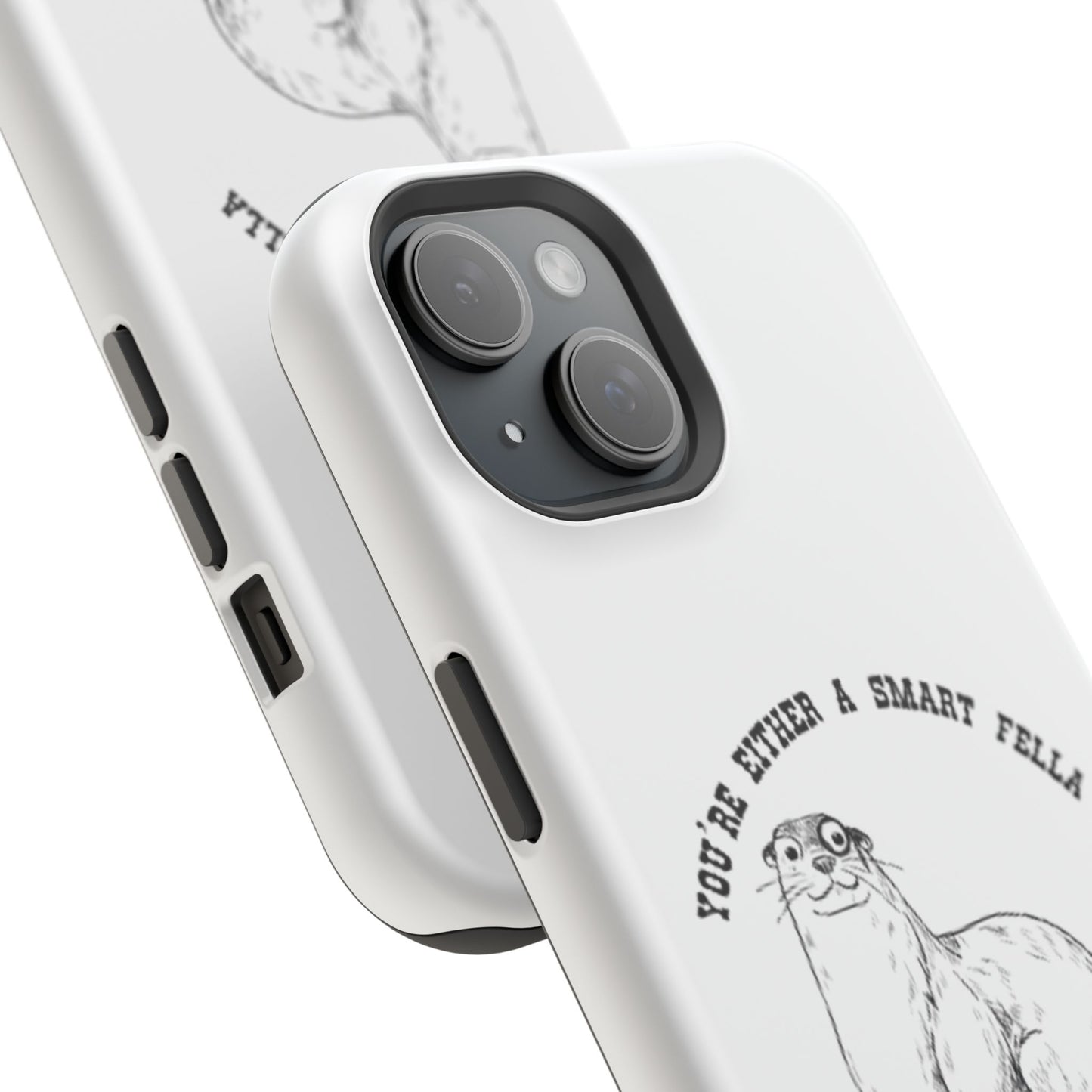 Impact-Resistant Cases - Fart Smella White