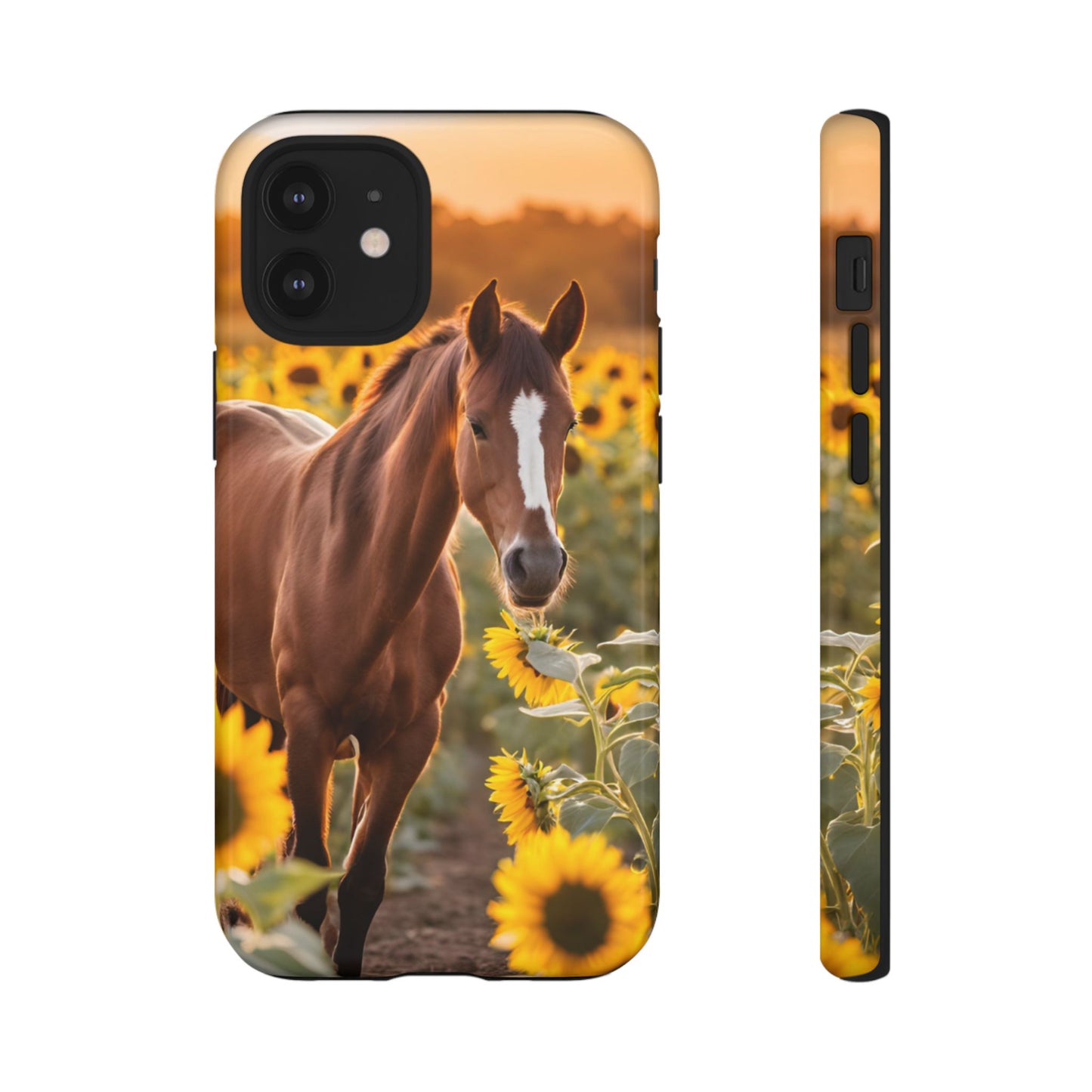 Phone Case - Tough Case - Sunflower Horse