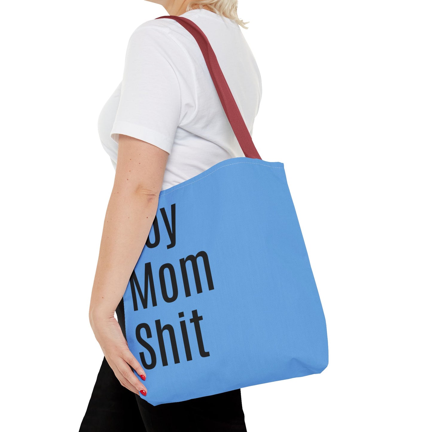 Boy Mom  Versatile Tote Bag (AOP) - Blue