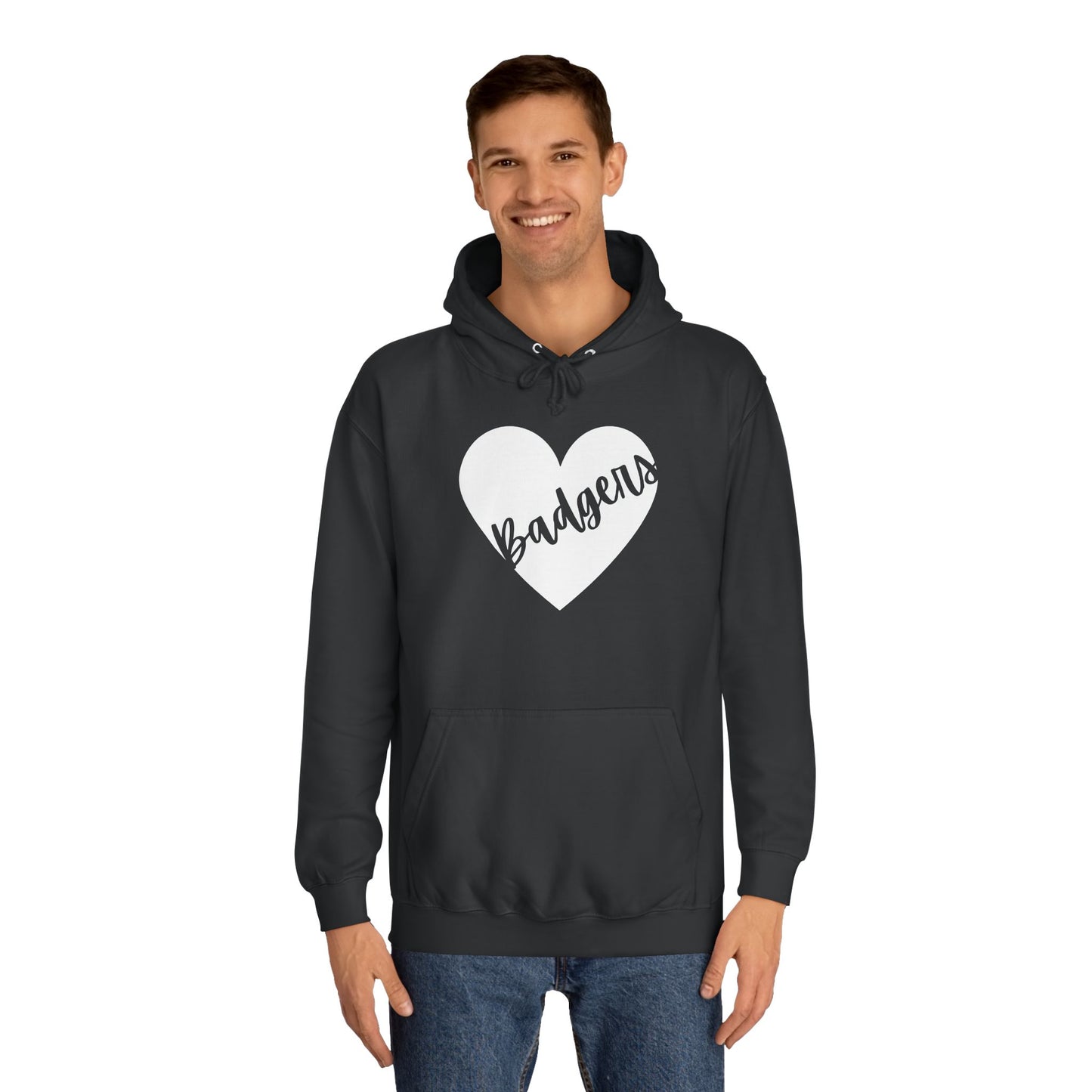 Generic Team Heart Hoodie - Badgers