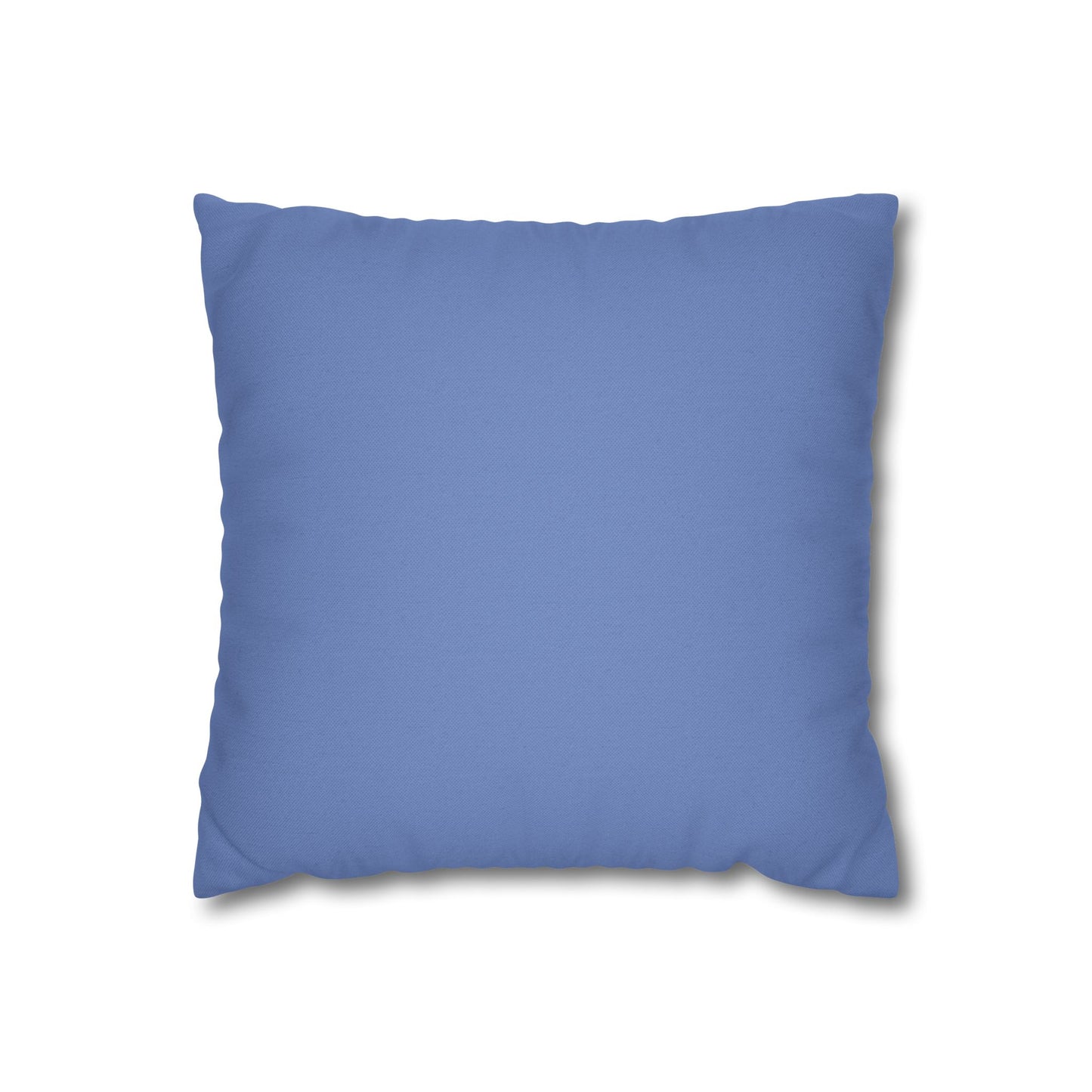 Spun Polyester Square Pillowcase - Almost Denim