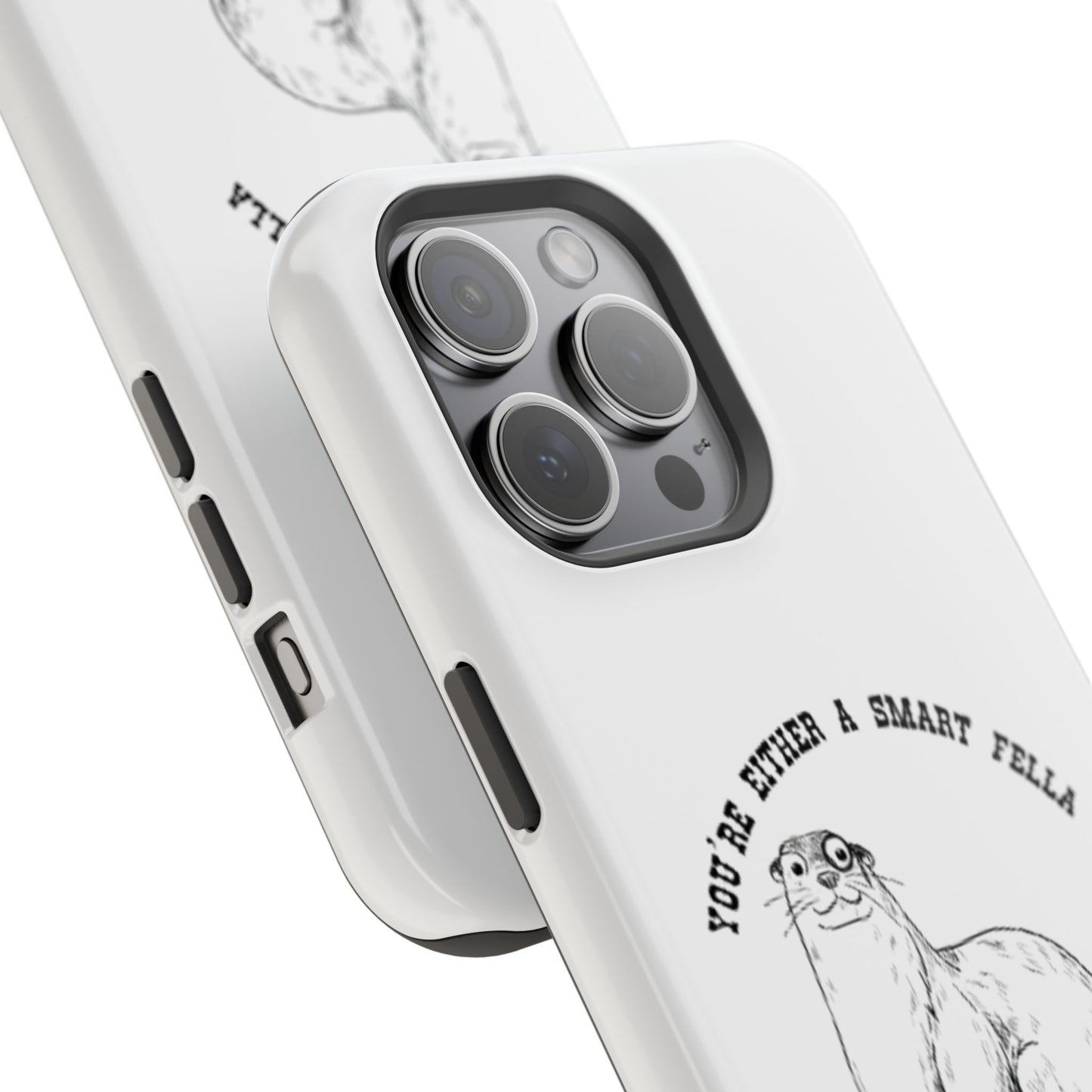 Impact-Resistant Cases - Fart Smella White