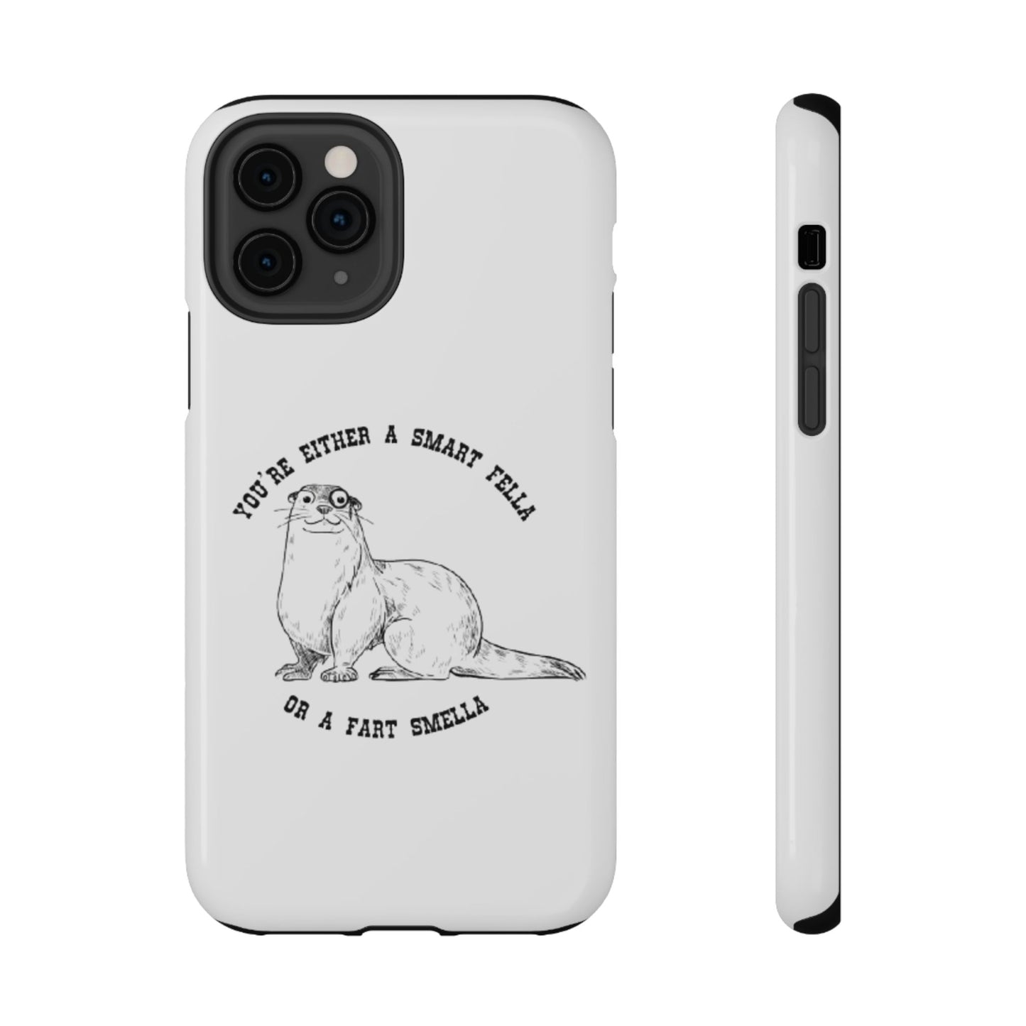 Impact-Resistant Cases - Fart Smella White