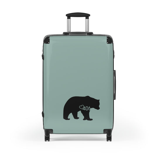 ITS406 Design Bear Mountain Green Suitcase