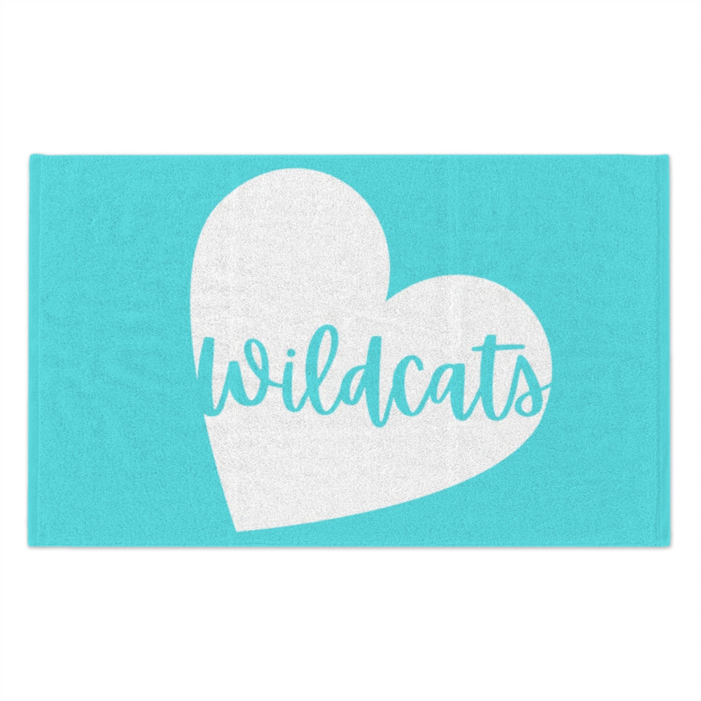 Generic Team Aqua Rally Towel, 11x18 - Wildcats