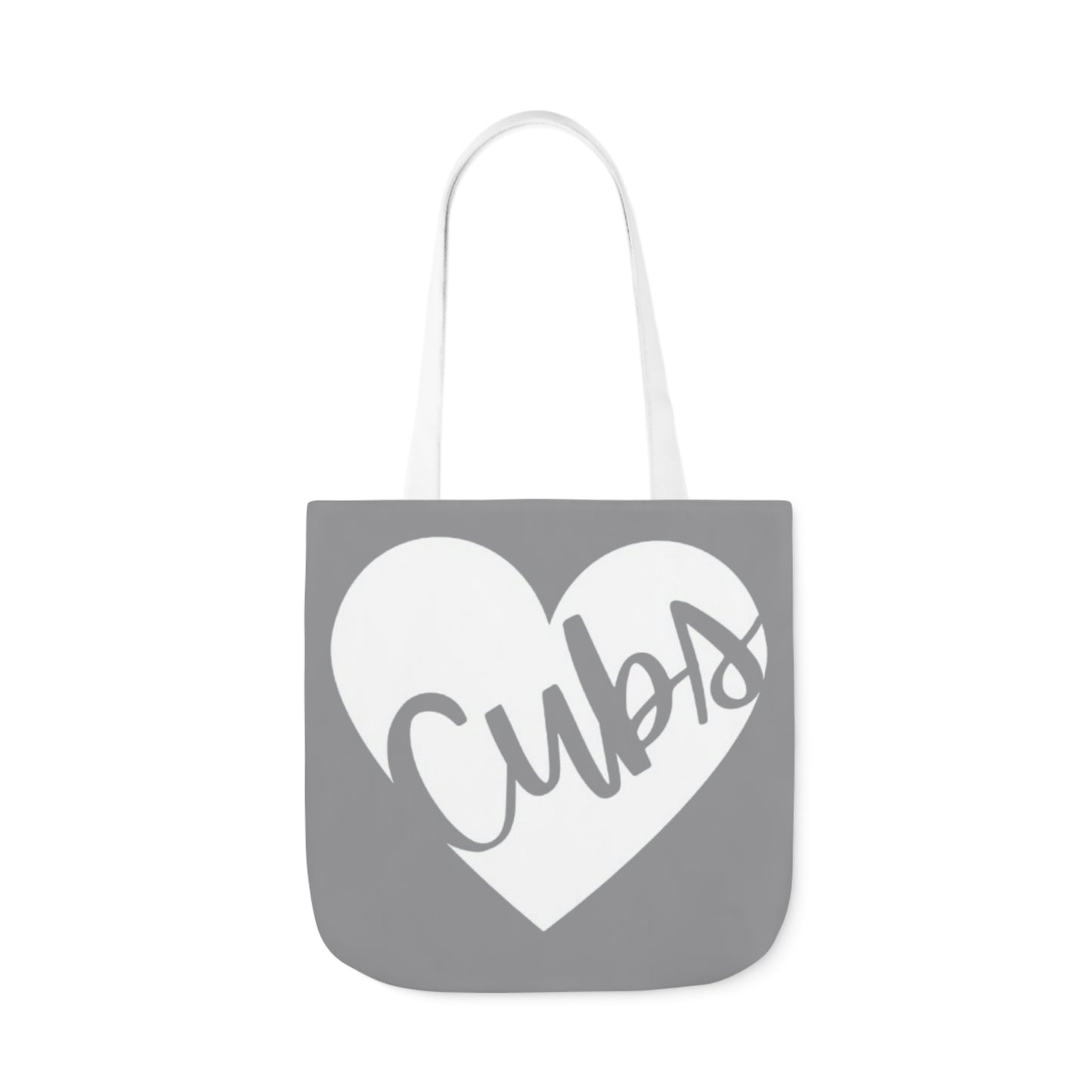 Generic Team Grey Canvas Tote Bag, 5-Color Straps - Cubs