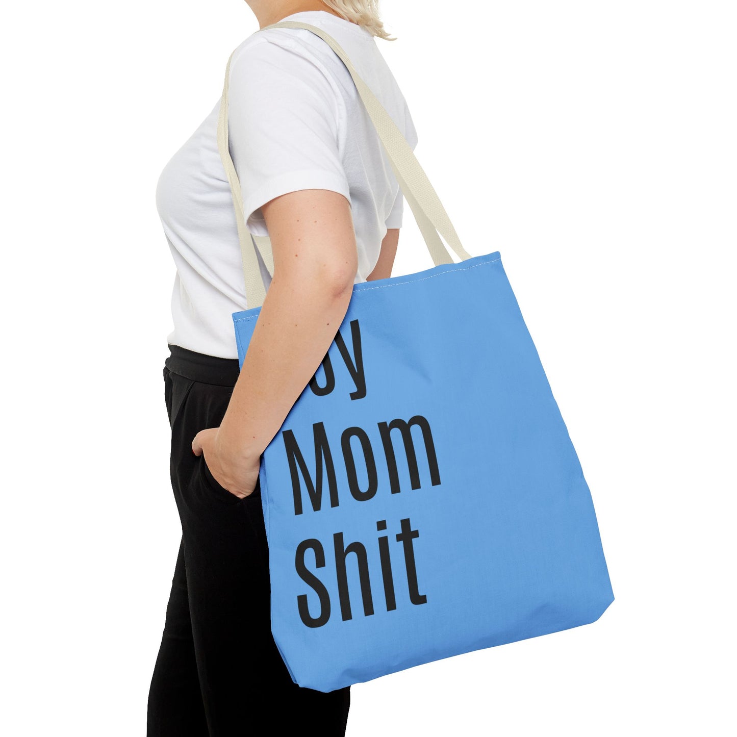 Boy Mom  Versatile Tote Bag (AOP) - Blue