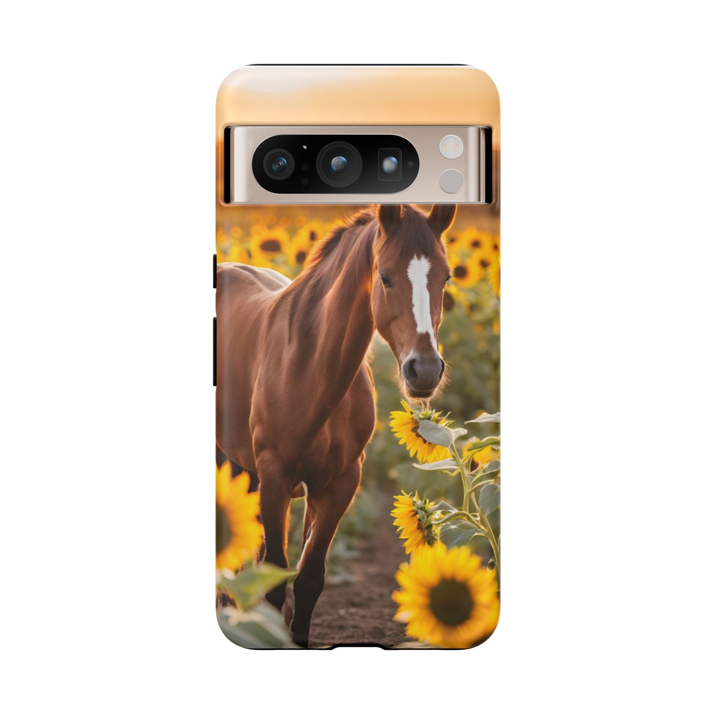 Phone Case - Tough Case - Sunflower Horse